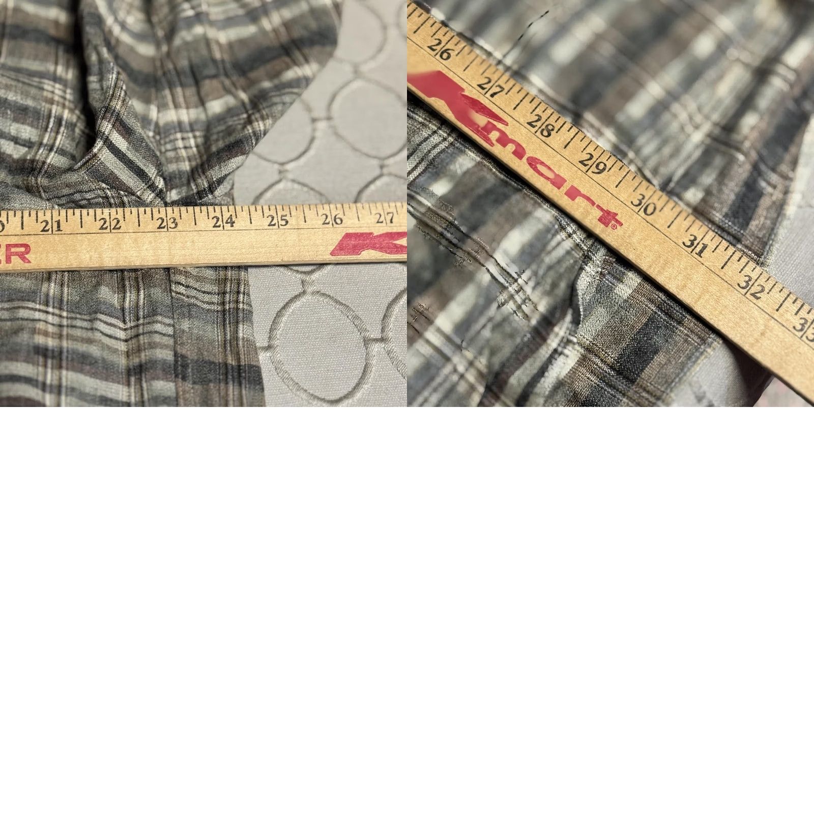 Guy Laroche Guy Laroche Shirt Mens L Gray Plaid Button-Down Long Sleeve Casual Size US L / EU 52-54 / 3 - 8 Thumbnail