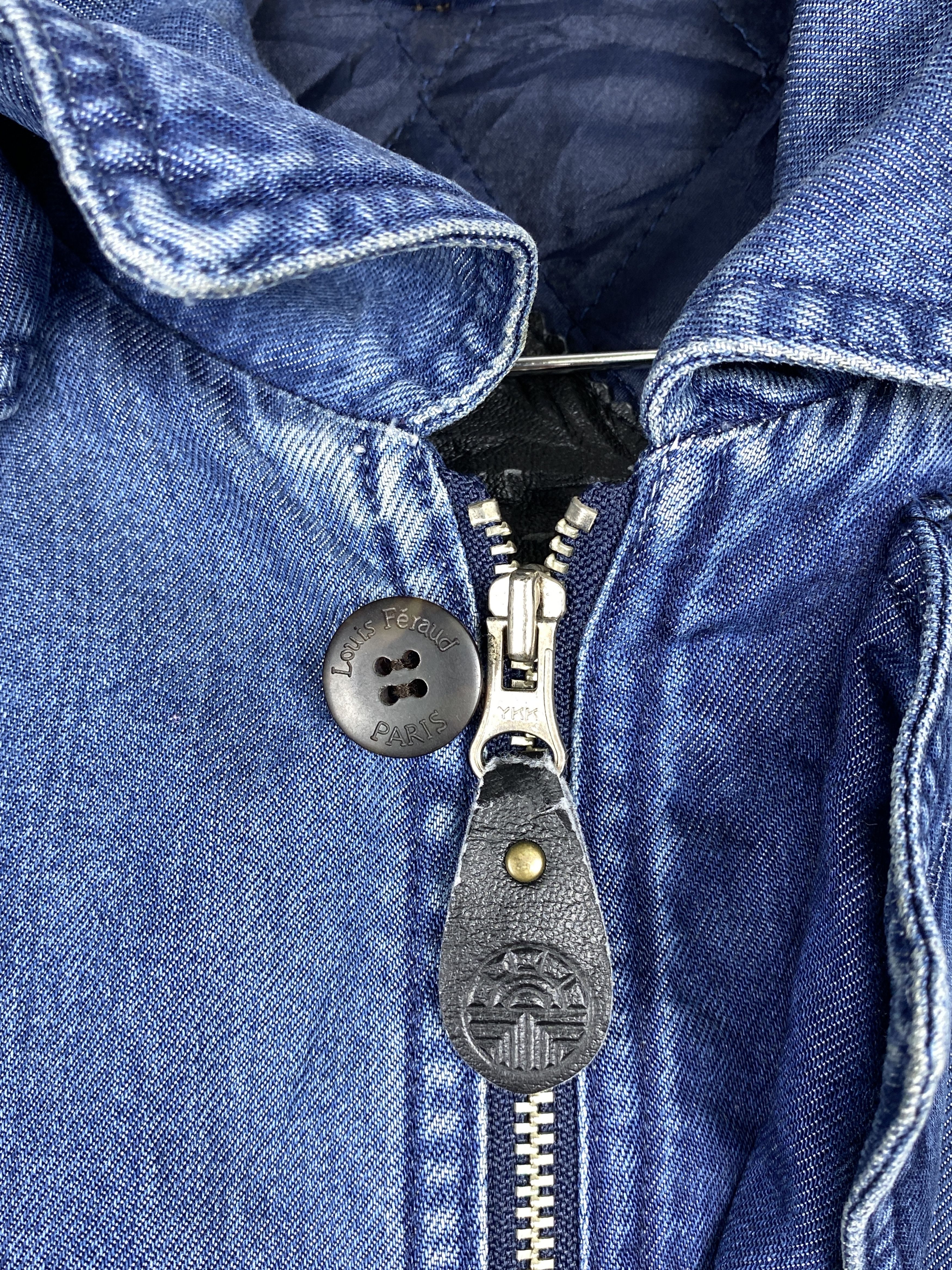 Louis Feraud Vintage Louis Feraud Hoodie Denim Jacket J1674 Size US L / EU 52-54 / 3 - 8 Thumbnail