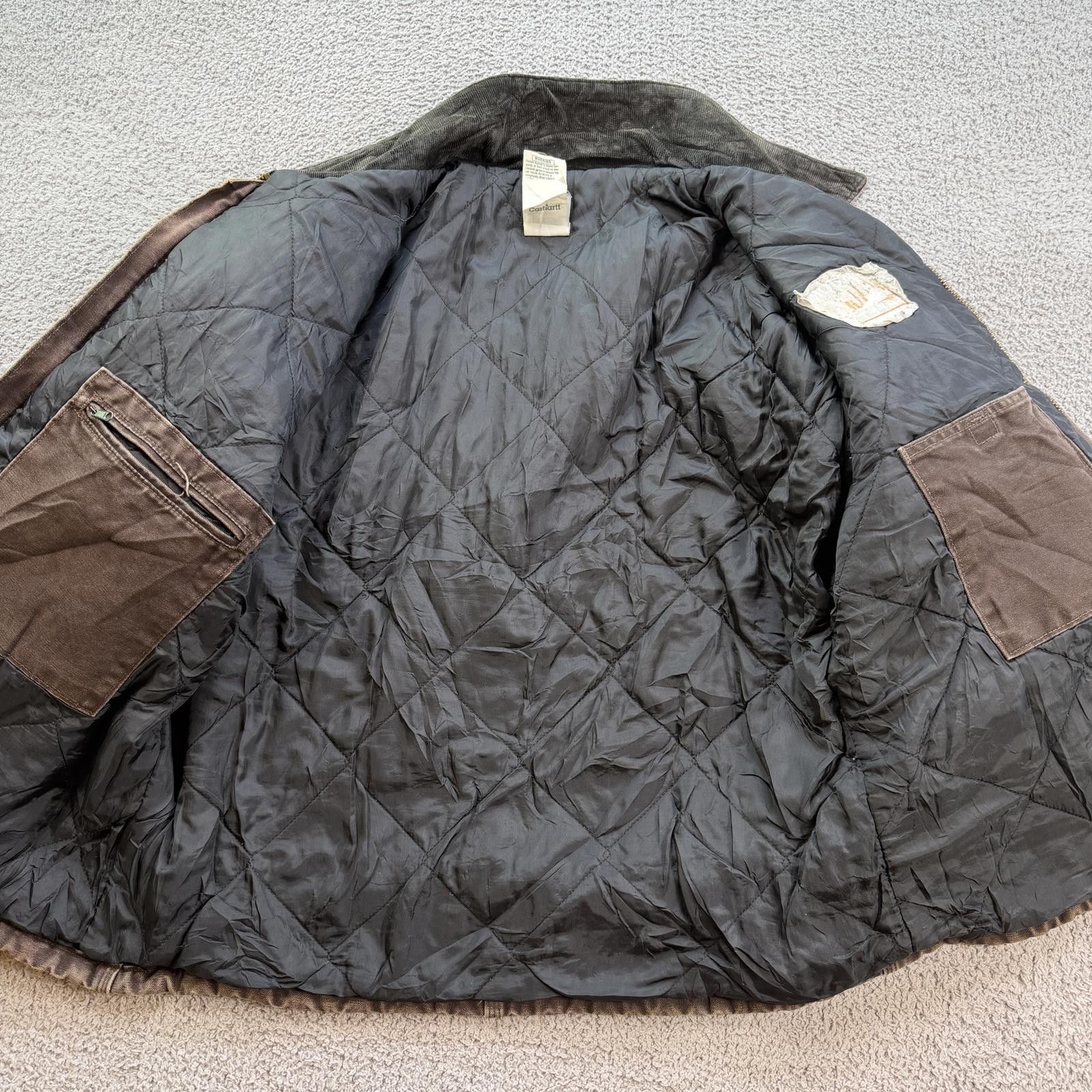Carhartt Vintage Carhartt Brown Duck Work Jacket Quilted Lined XL T Size US XL / EU 56 / 4 - 5 Thumbnail