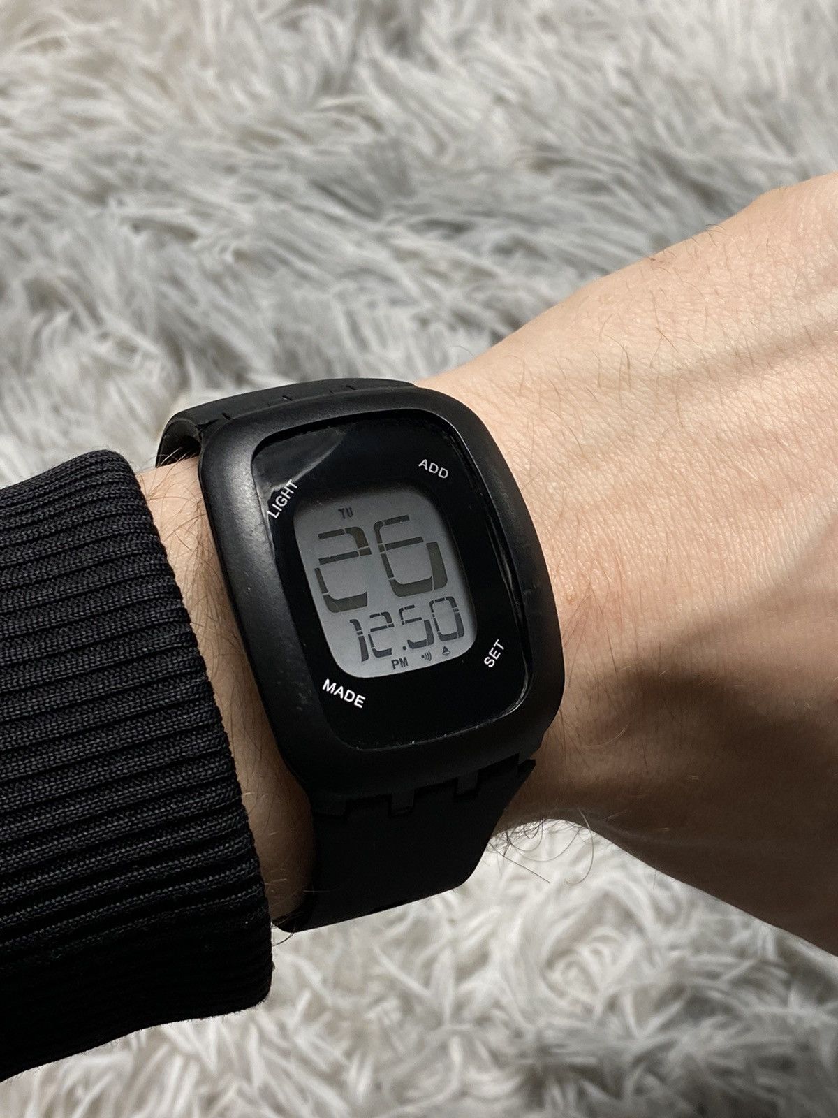 Jewelry × Vintage Digital Elegance Black Watch - Japanese Brand Size ONE SIZE - 10 Thumbnail