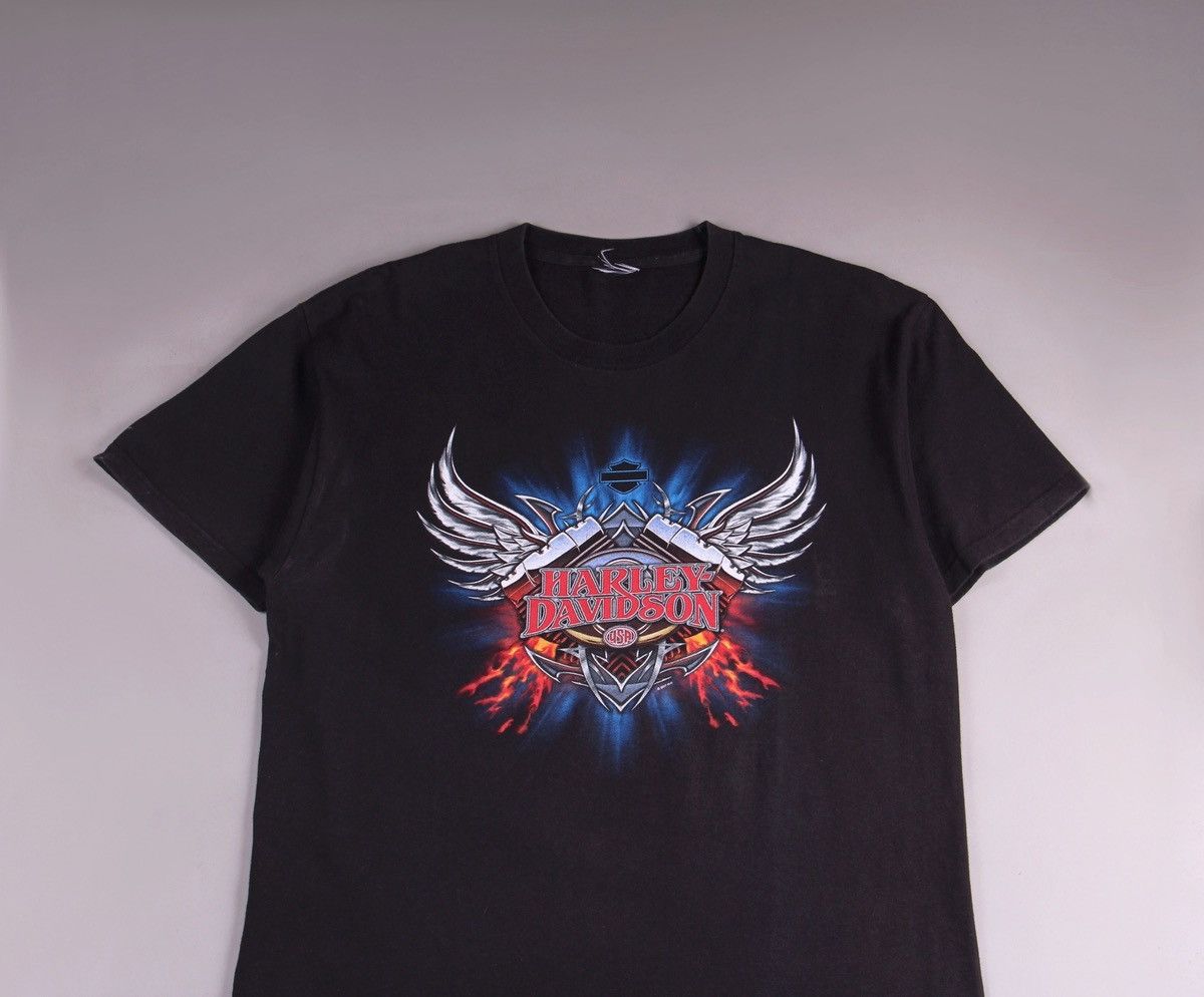 Harley Davidson Vintage 2007 Harley Davidson Switzerland Tee T Shirt USA XL Size US XL / EU 56 / 4 - 2 Thumbnail