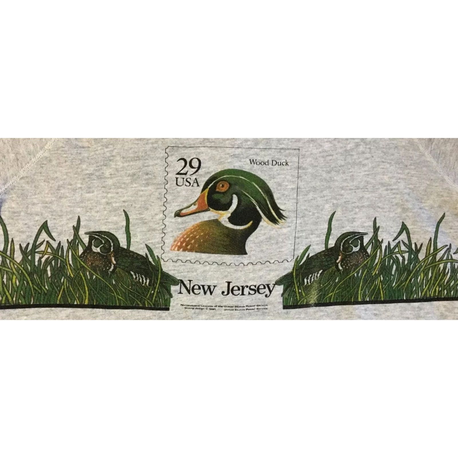Vintage VINTAGE 90s New Jersey Duck Faded All Over Print Sweatshirt Hoodie S Mens Gray Pullover Bunny Animals Grunge 90s USA USA Size US S / EU 44-46 / 1 - 3 Thumbnail