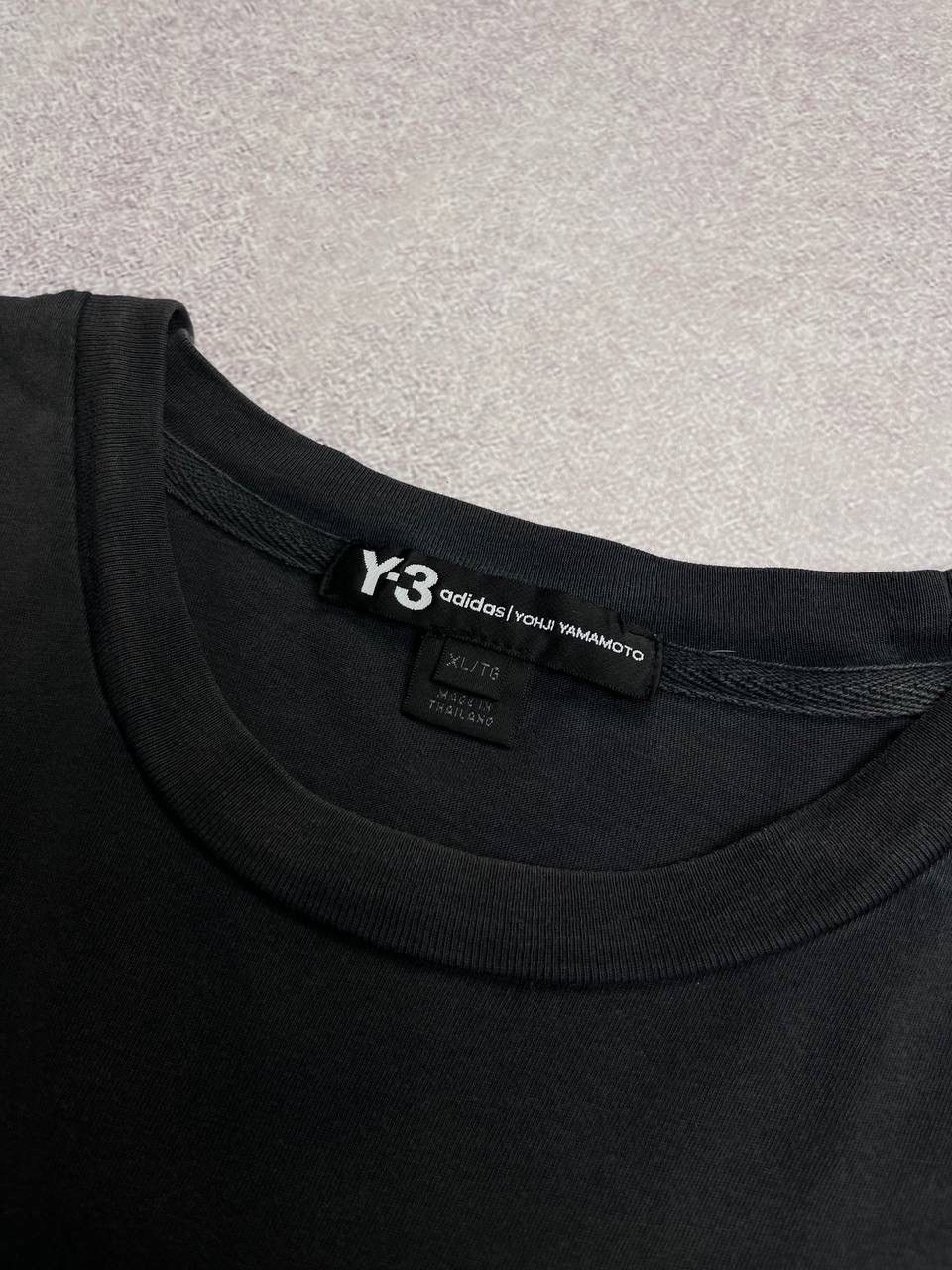 Vintage Vintage Y-3 Yohji Yamamoto Black T-shirt Y2K XL Size US XL / EU 56 / 4 - 3 Thumbnail