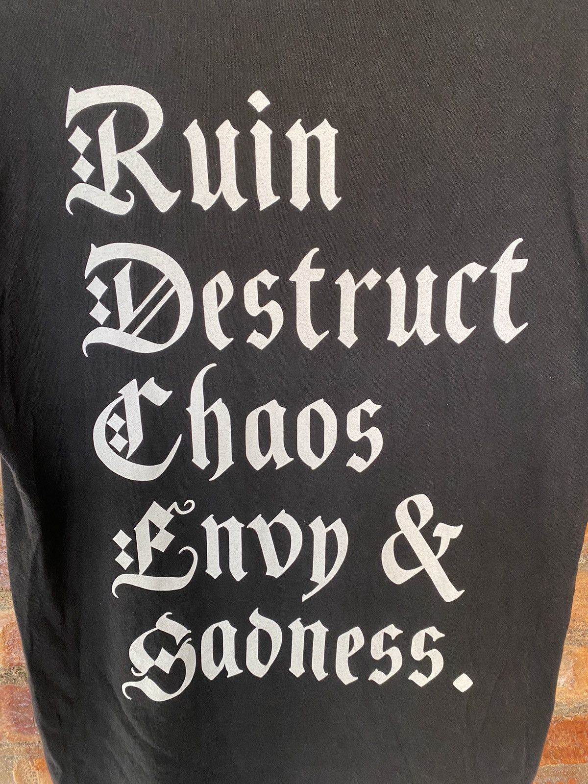 Japanese Brand × Seditionaries × Takahiromiyashita The Soloist. Sillent Fromme by Rudies Ruin Destroy chaos envy sadness Size US L / EU 52-54 / 3 - 3 Thumbnail