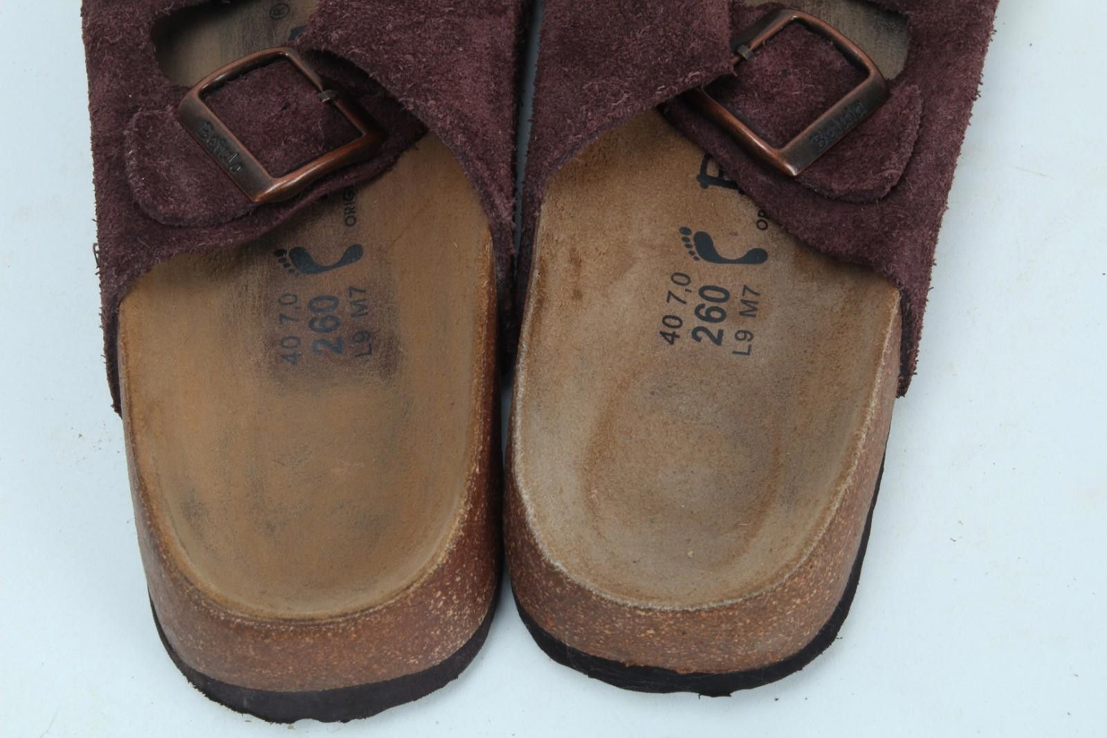 Designer Betula By Birkenstock Arizona Sandals Shoes Suede 40/ 9 Size US 9 / IT 39 - 6 Thumbnail