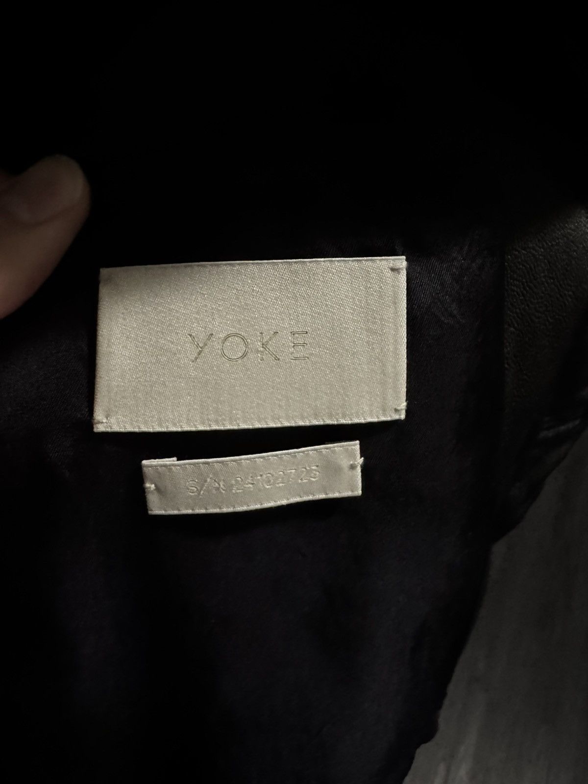 YOKE Goat Leather Jacket (JP 4) Size US L / EU 52-54 / 3 - 5 Thumbnail
