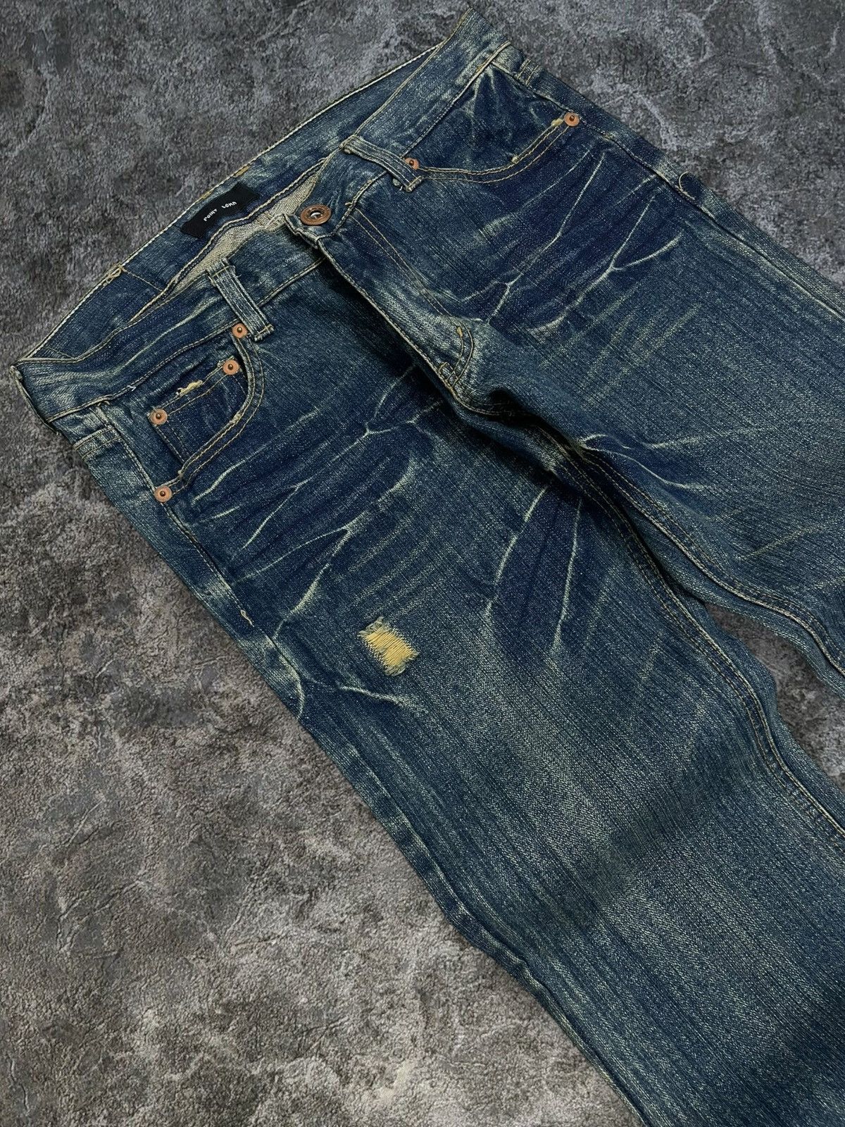 Hysteric Glamour Vintage 1990s Japan Designer Point Loma Pecae & Love Flared Size US 33 - 11 Thumbnail