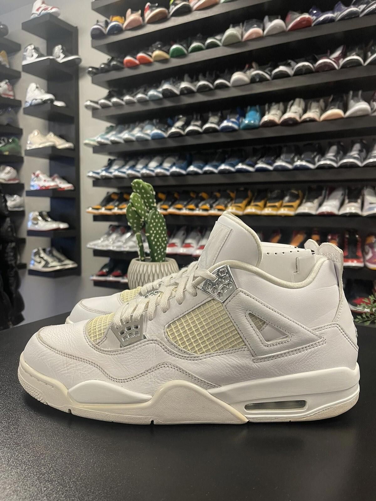 Size 15 Nike Air Jordan Pure Money White Silver