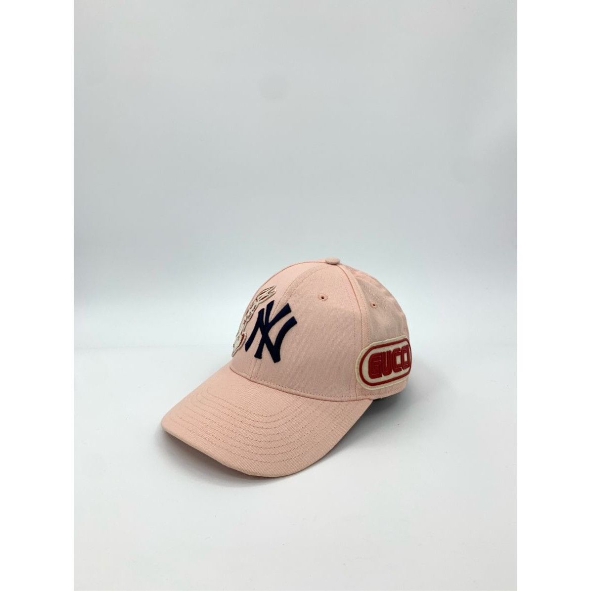 Gucci Gucci X MLB NY Yankees Pink Embroidered Rabbit