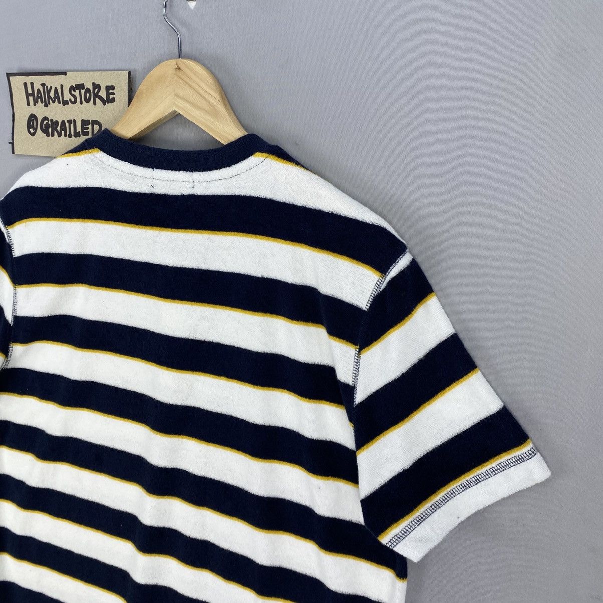 Japanese Brand Vintage Kent In tradition Half Button Stripe Design Size US S / EU 44-46 / 1 - 5 Thumbnail
