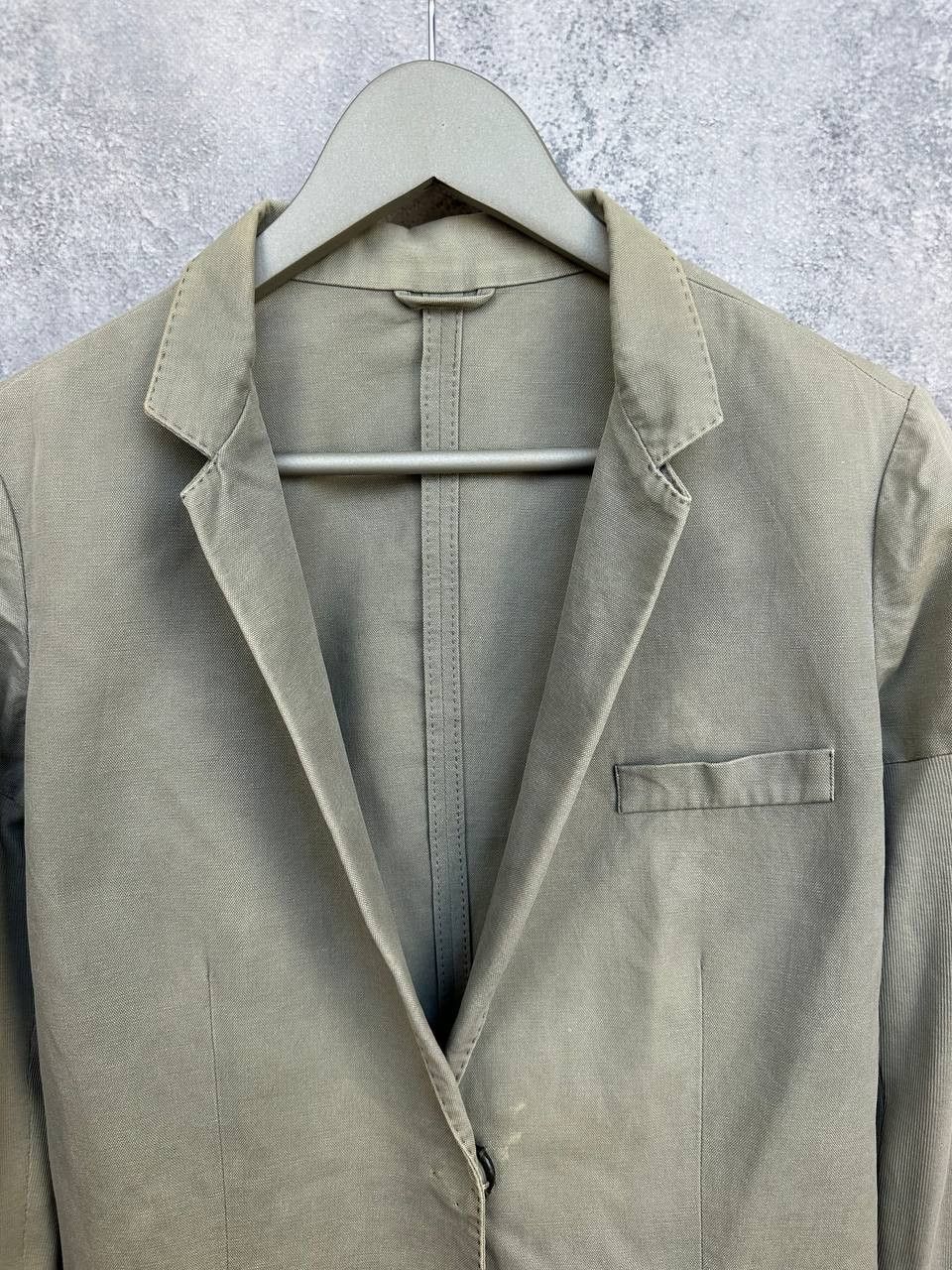 Brunello Cucinelli Brunello Cucinelli Cotton Stretch Blazer Jacket Olive Green Size M / US 6-8 / IT 42-44 - 4 Thumbnail