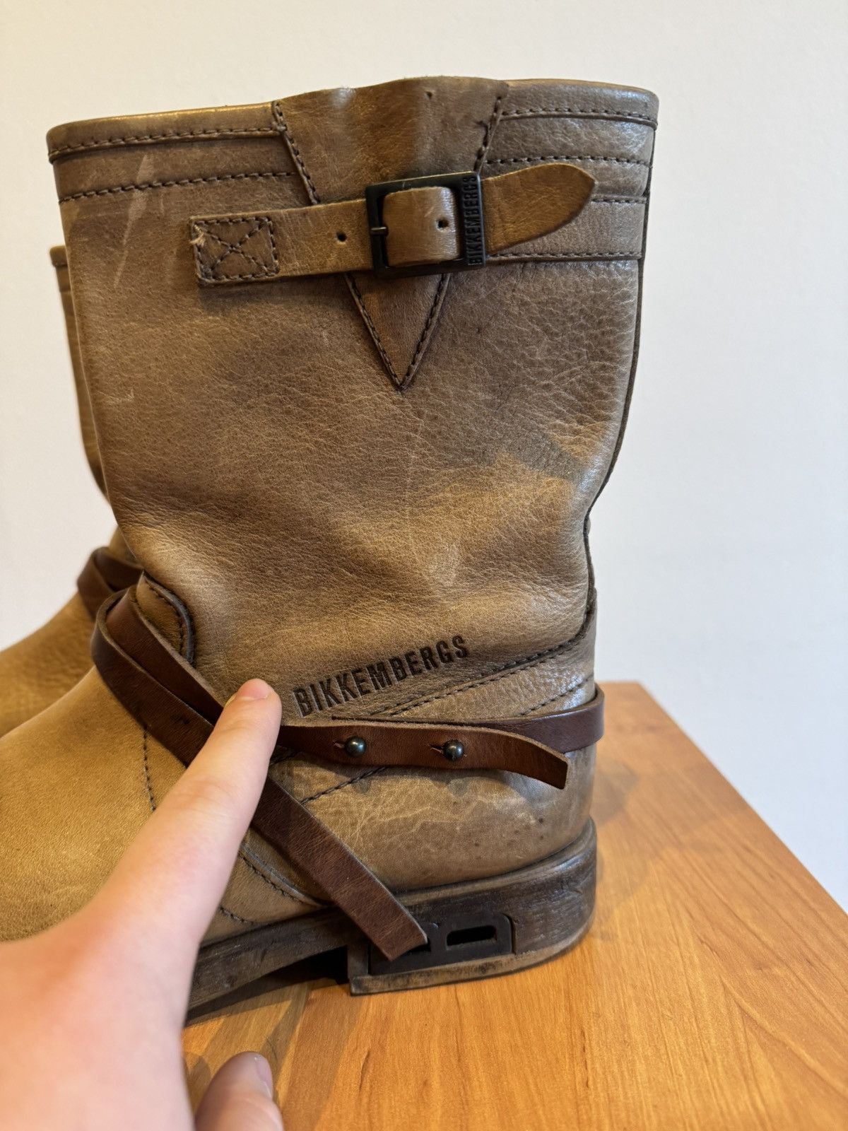 Dirk Bikkembergs Mens Dirk Bikkembergs lace strap boots lace thru Size US 6.5 / EU 39-40 - 3 Thumbnail