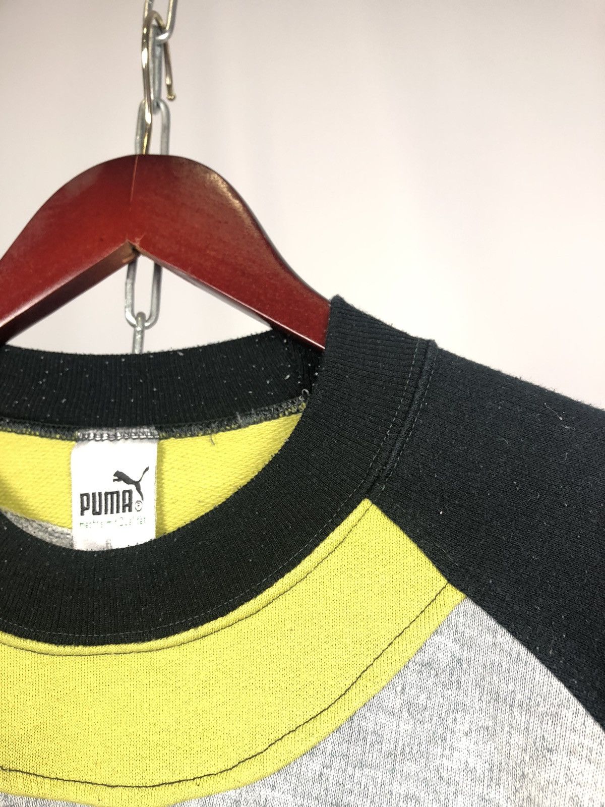 Puma Puma vintage sweatshirt logo sportswear Size US L / EU 52-54 / 3 - 8 Thumbnail