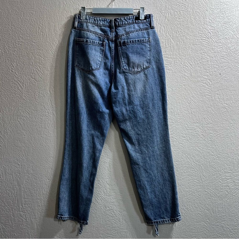 BLANKNYC Blank NYC The Madison Crop High Rise Distressed Jeans Women Size 29" - 7 Thumbnail