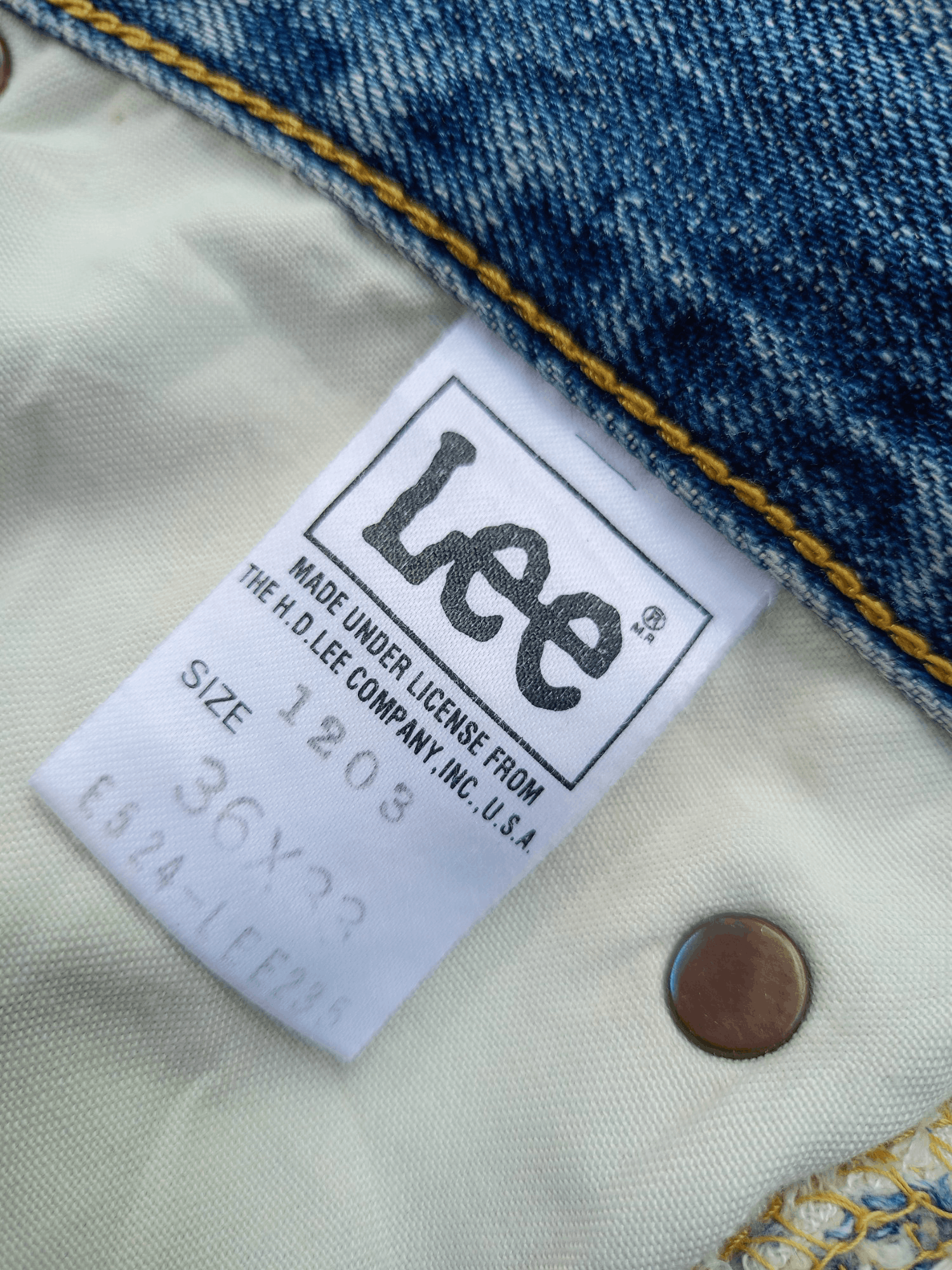 Lee × Vintage LEE Riders Vintage Streetwear Denim Size US 36 / EU 52 - 15 Thumbnail