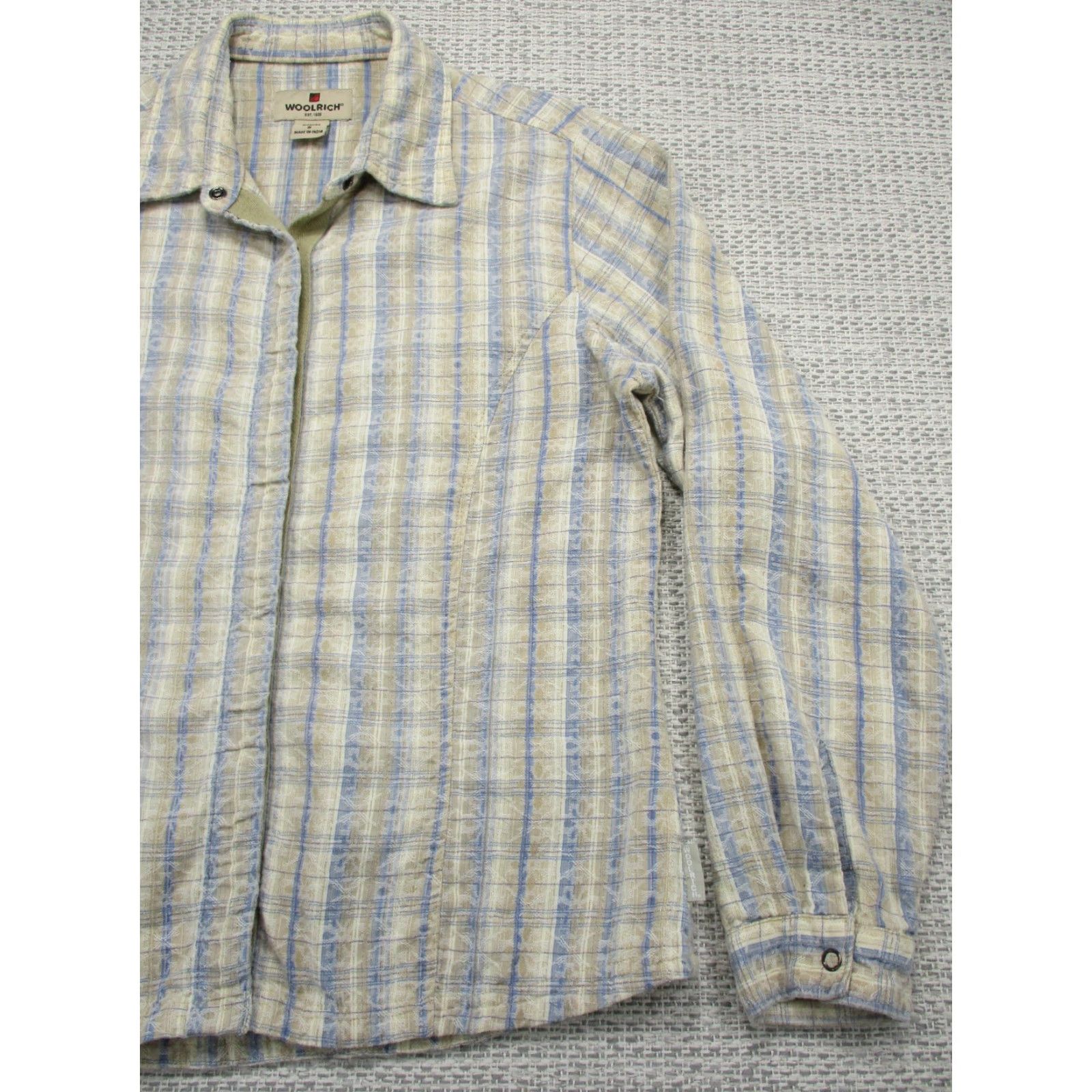Vintage VINTAGE Woolrich Shirt Womens Small Long Sleeve Snap Front Plaid Casual Western Size S / US 4 / IT 40 - 2 Thumbnail