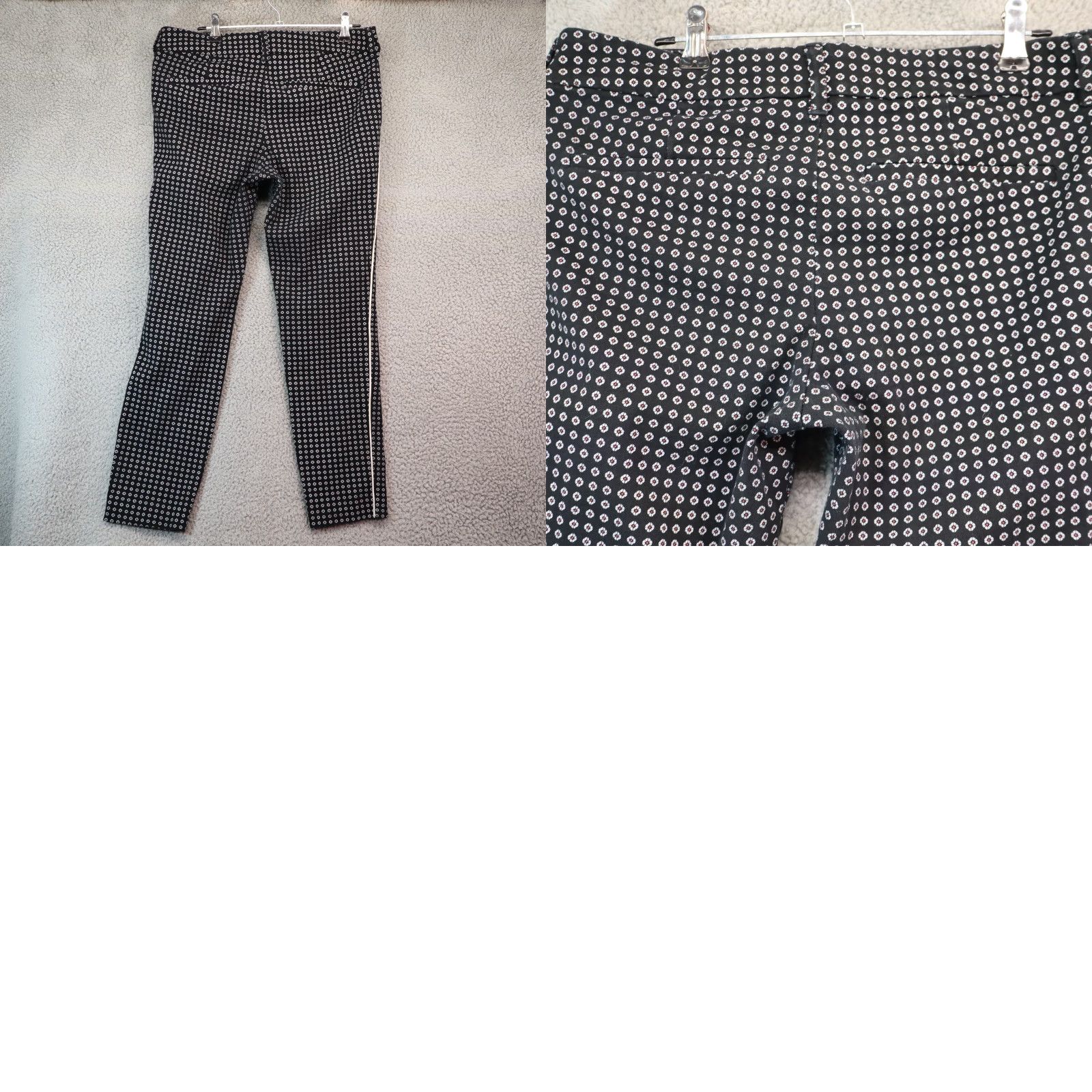 Old Navy Old Navy Womens Pants 8 Regular Diamond Pattern Argyle Diva Chino Pockets Casual Blue Size 30" / US 8 / IT 44 - 8 Thumbnail
