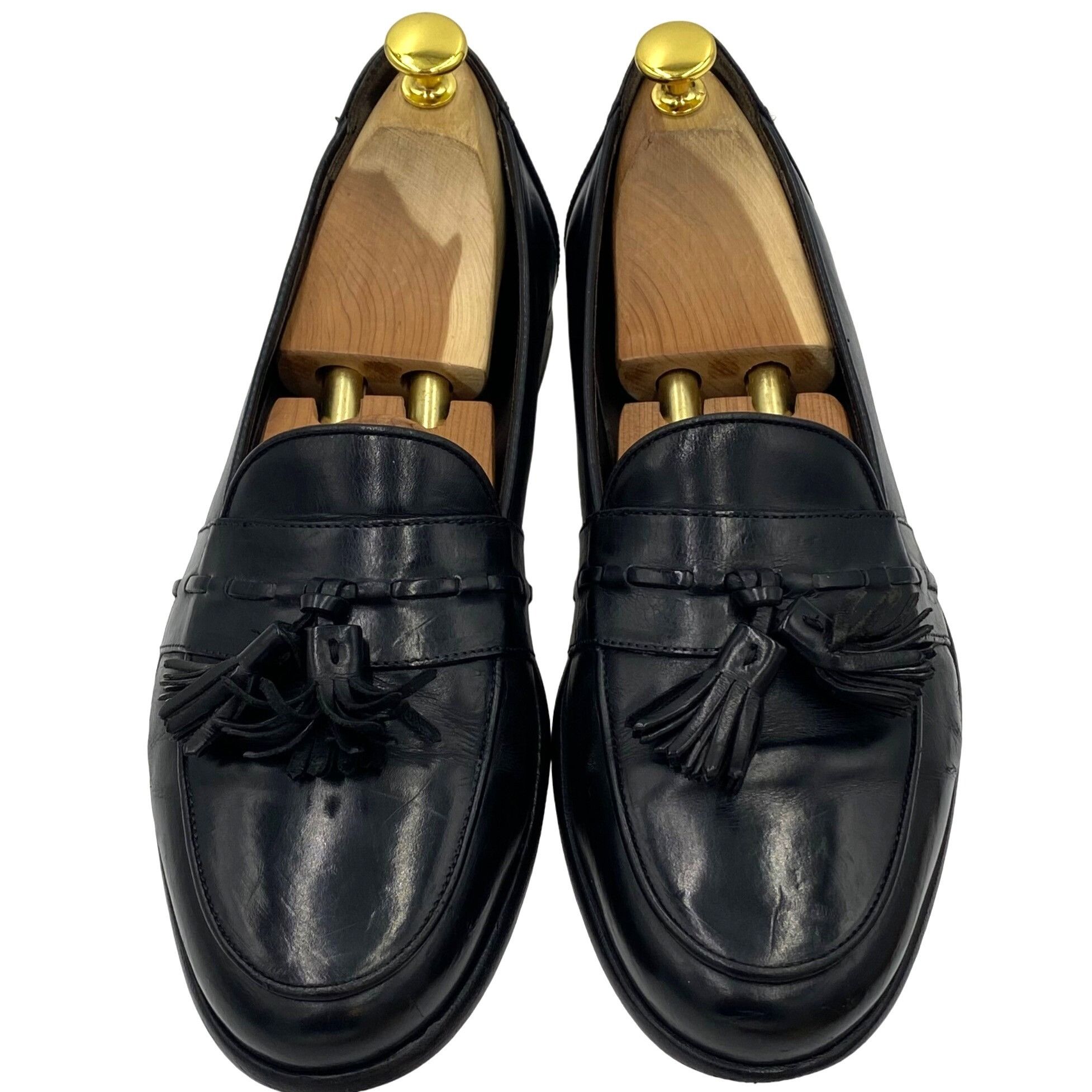 Cole Haan Italy Bragano Cole Haan men's size 10 black leather tassel l Size US 10 / EU 43 - 2 Thumbnail