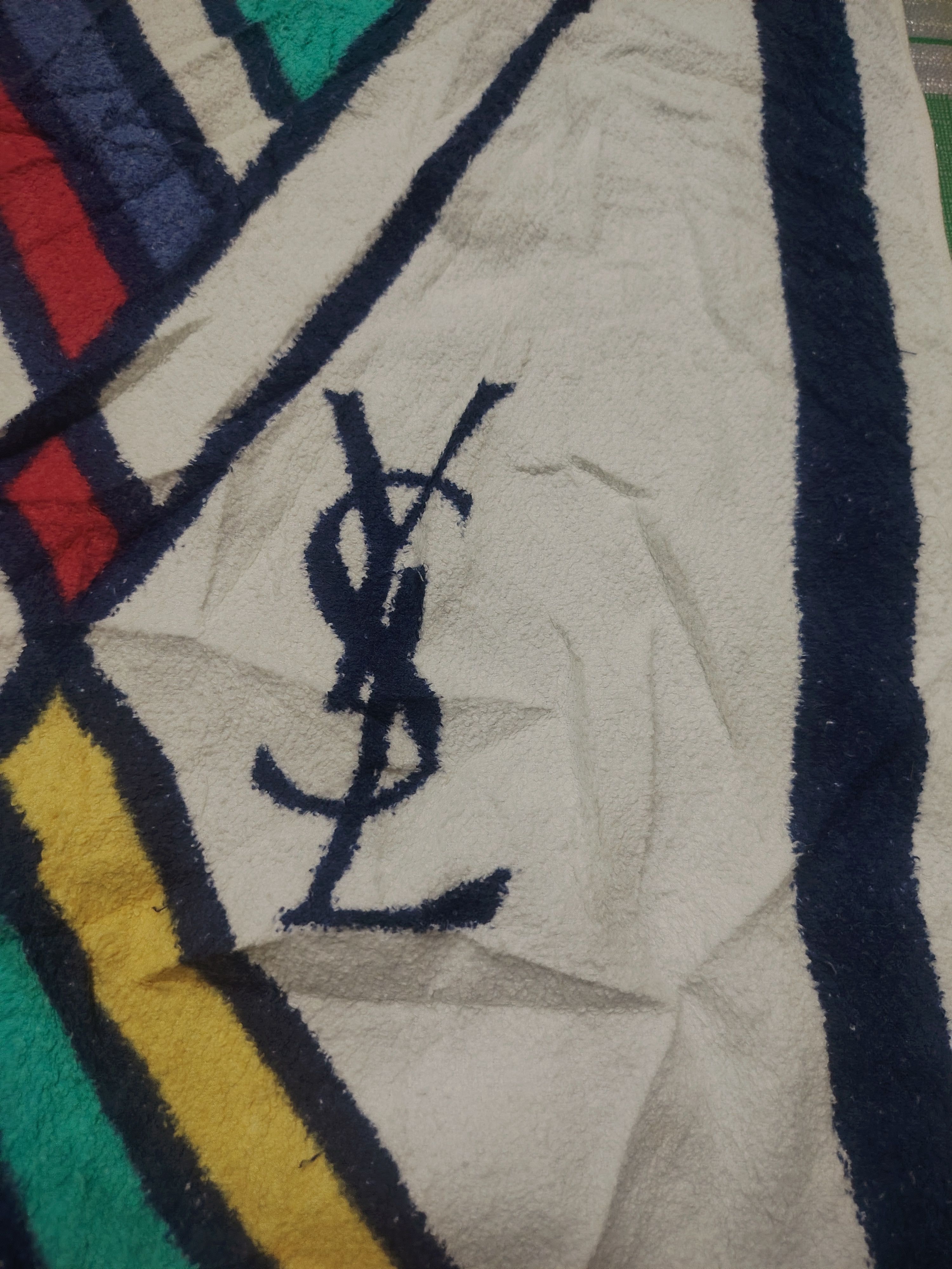 Yves Saint Laurent Vtg Japan YSL YvesSaintLaurent Towel Multicolour Size ONE SIZE - 3 Thumbnail