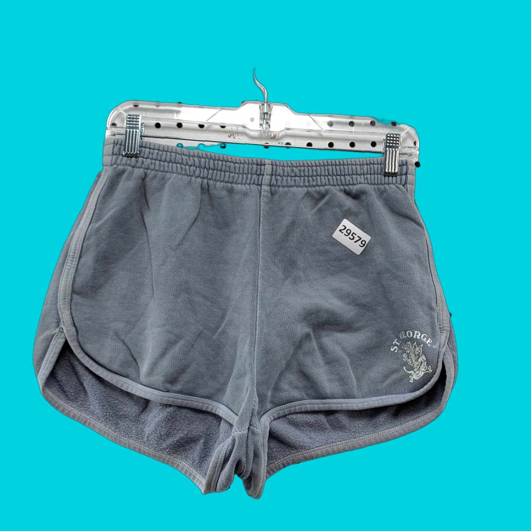Vintage VINTAGE John Galt ST George Sweat Shorts Womens One Size Fits 28x2 Blue Size 42" / US 20 - 1 Thumbnail
