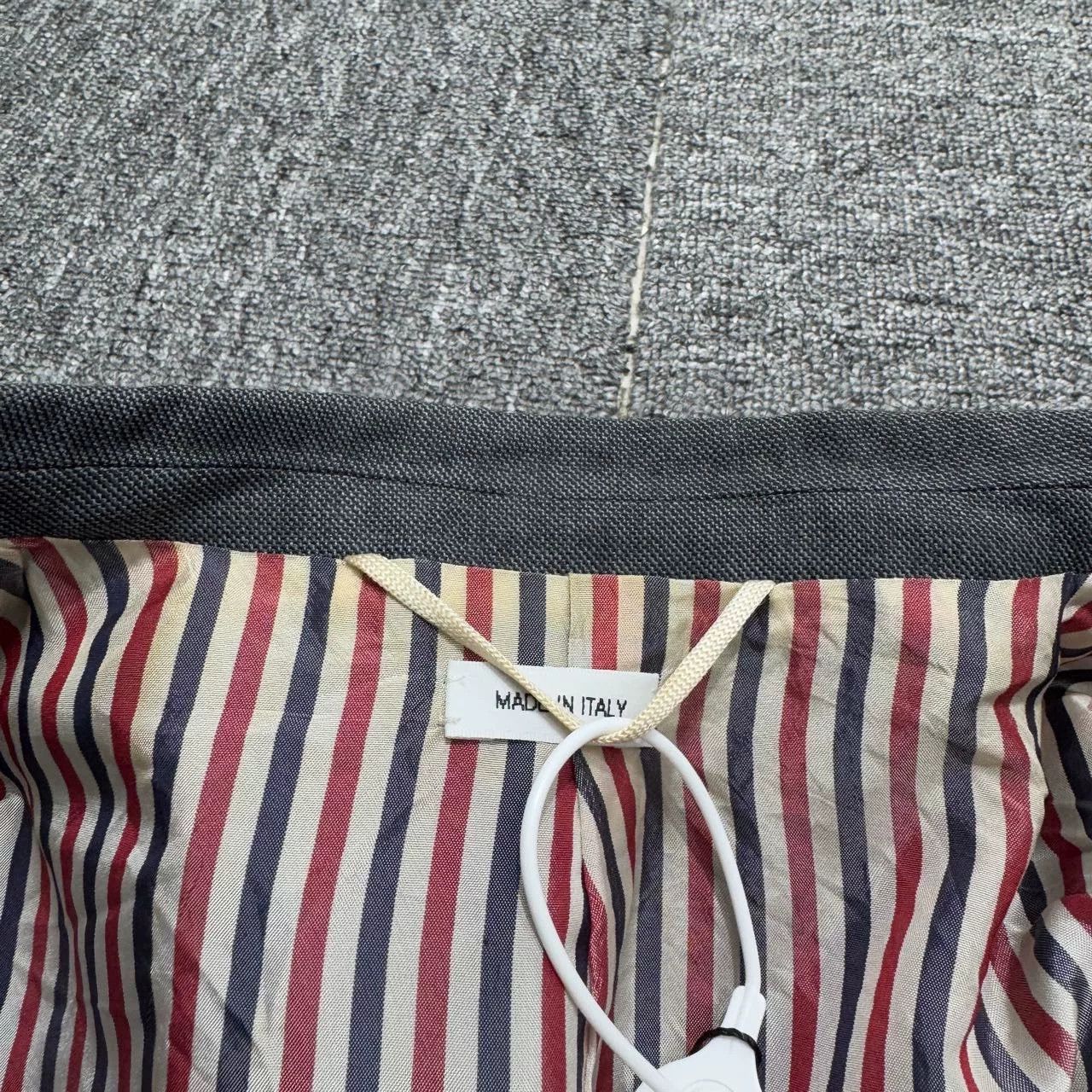 Thom Browne Thom Browne Striped Wool Suit Jacket. Size US L / EU 52-54 / 3 - 7 Thumbnail