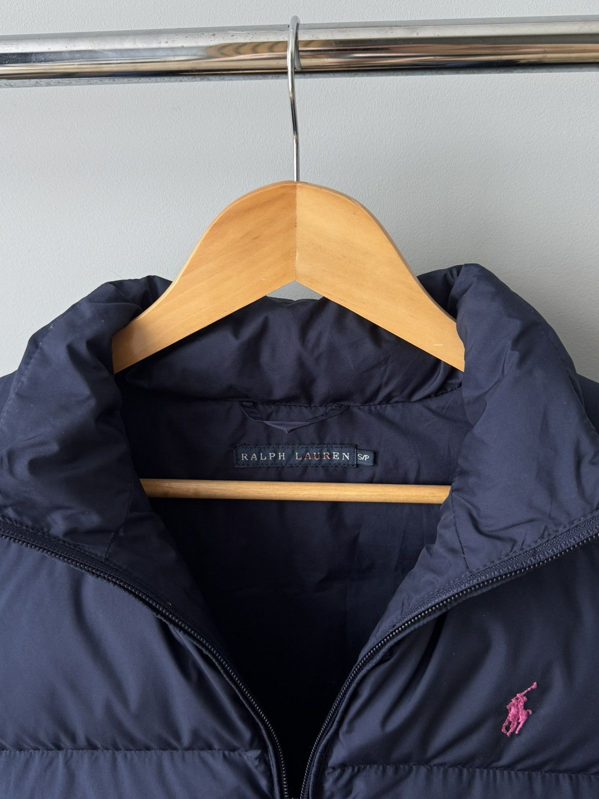 Polo Ralph Lauren Vintage Polo Ralph Lauren Puffer Vest Navy Dark Blue Size S Size S / US 4 / IT 40 - 11 Thumbnail