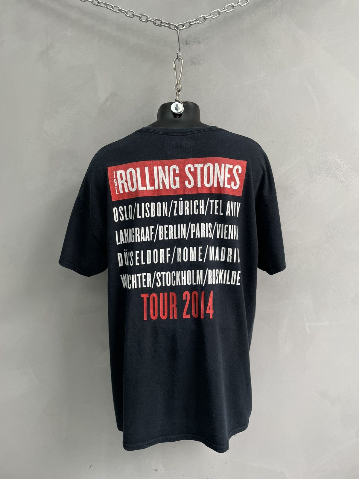 The Rolling Stones Vintage Rolling Stones tour 2014 t shirt y2k Size US L / EU 52-54 / 3 - 6 Thumbnail