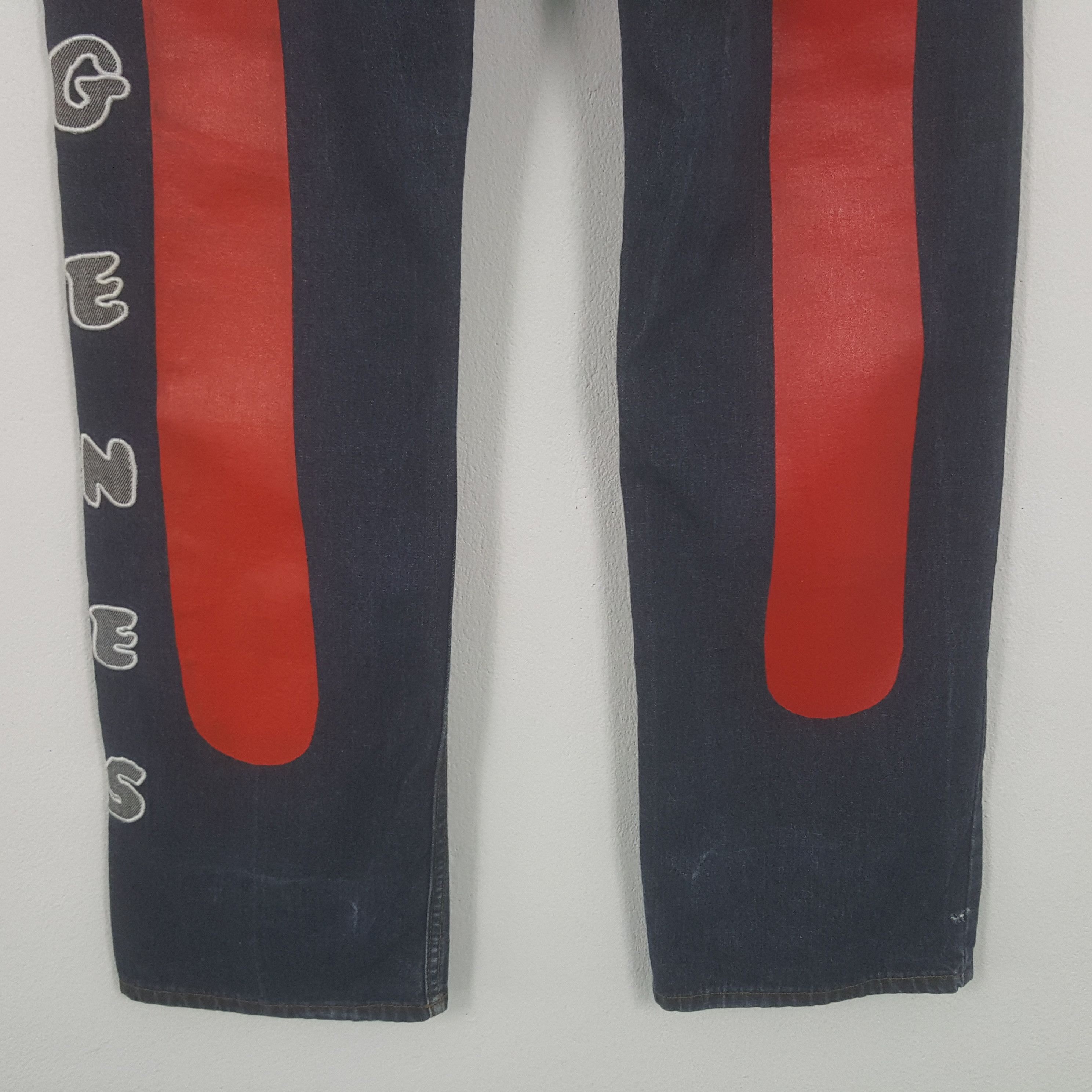 If Six Was Nine × Japanese Brand × Vintage Vintage Evisu Japanese Brand Daicock Custom Art Denim Jeans Size US 34 / EU 50 - 3 Thumbnail