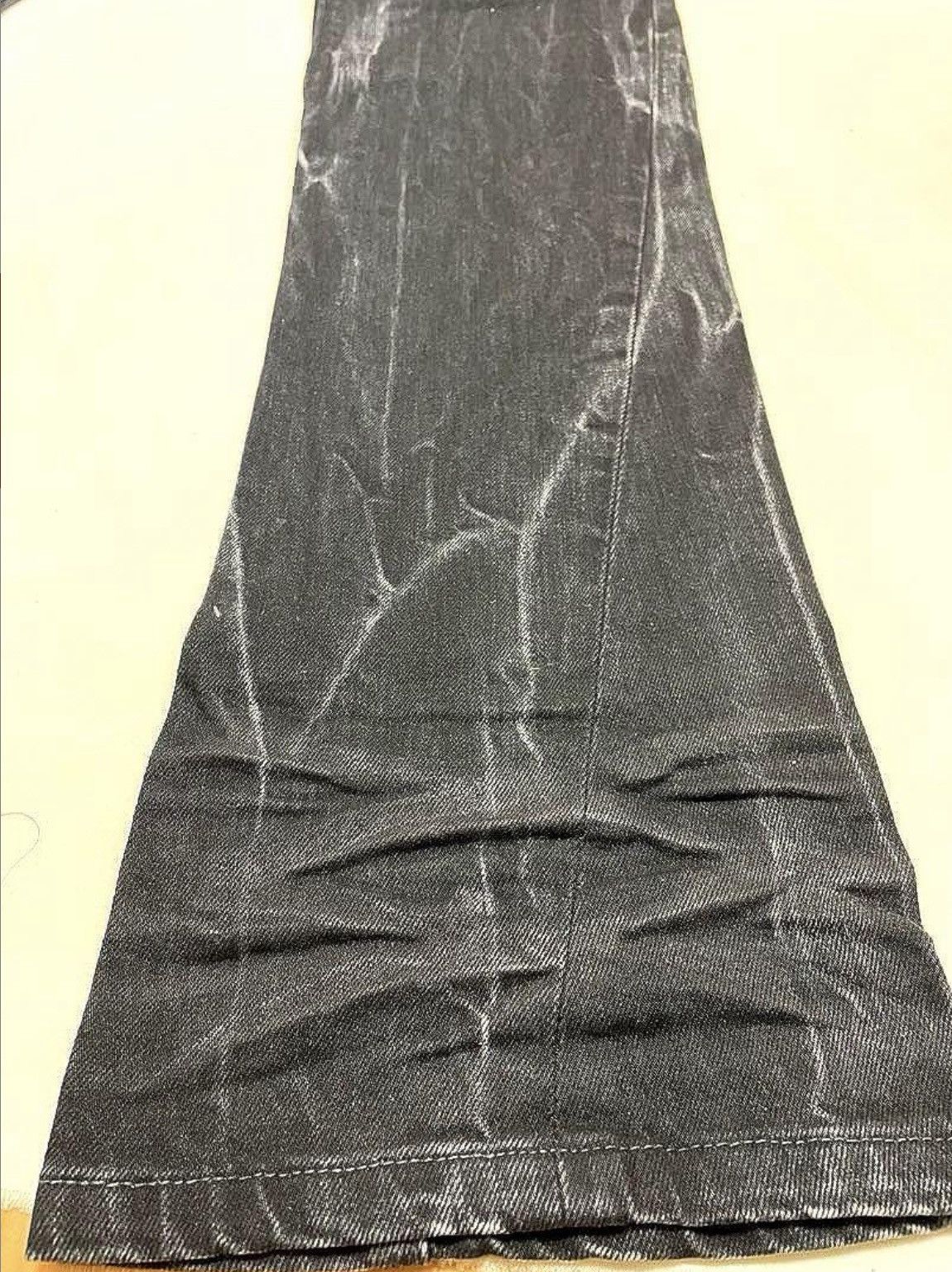 If Six Was Nine × Japanese Brand × Tornado Mart 00s Tornado Mart waxed bootcut jeans Size US 32 / EU 48 - 3 Thumbnail