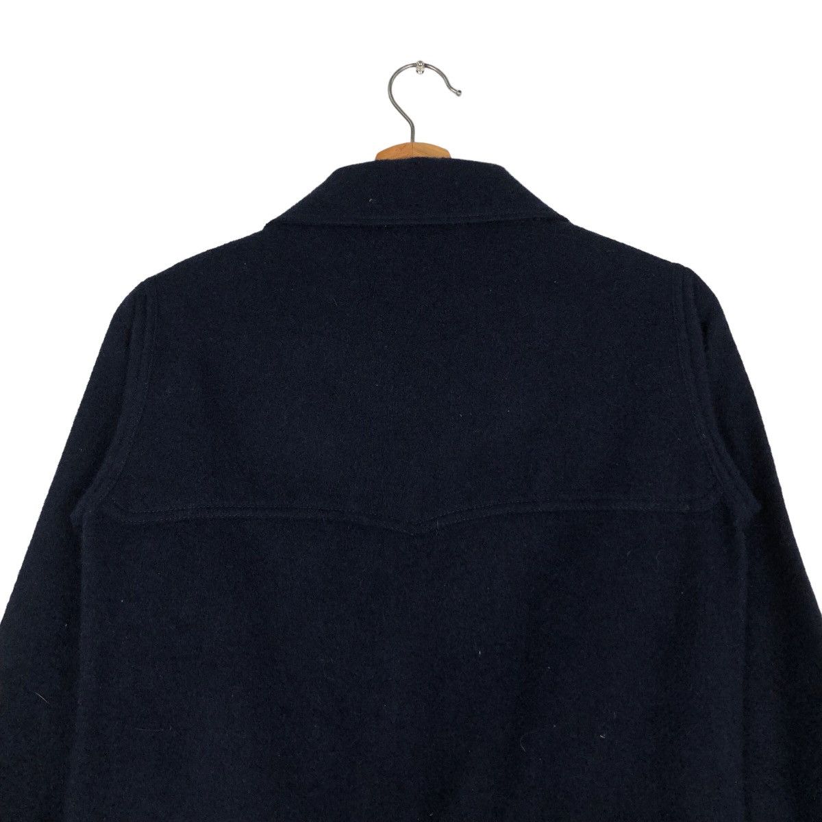 45rpm 🔥Cropped Biker Jacket Wool Indigo Modern Work Japan Made Size US XS / EU 42 / 0 - 9 Thumbnail