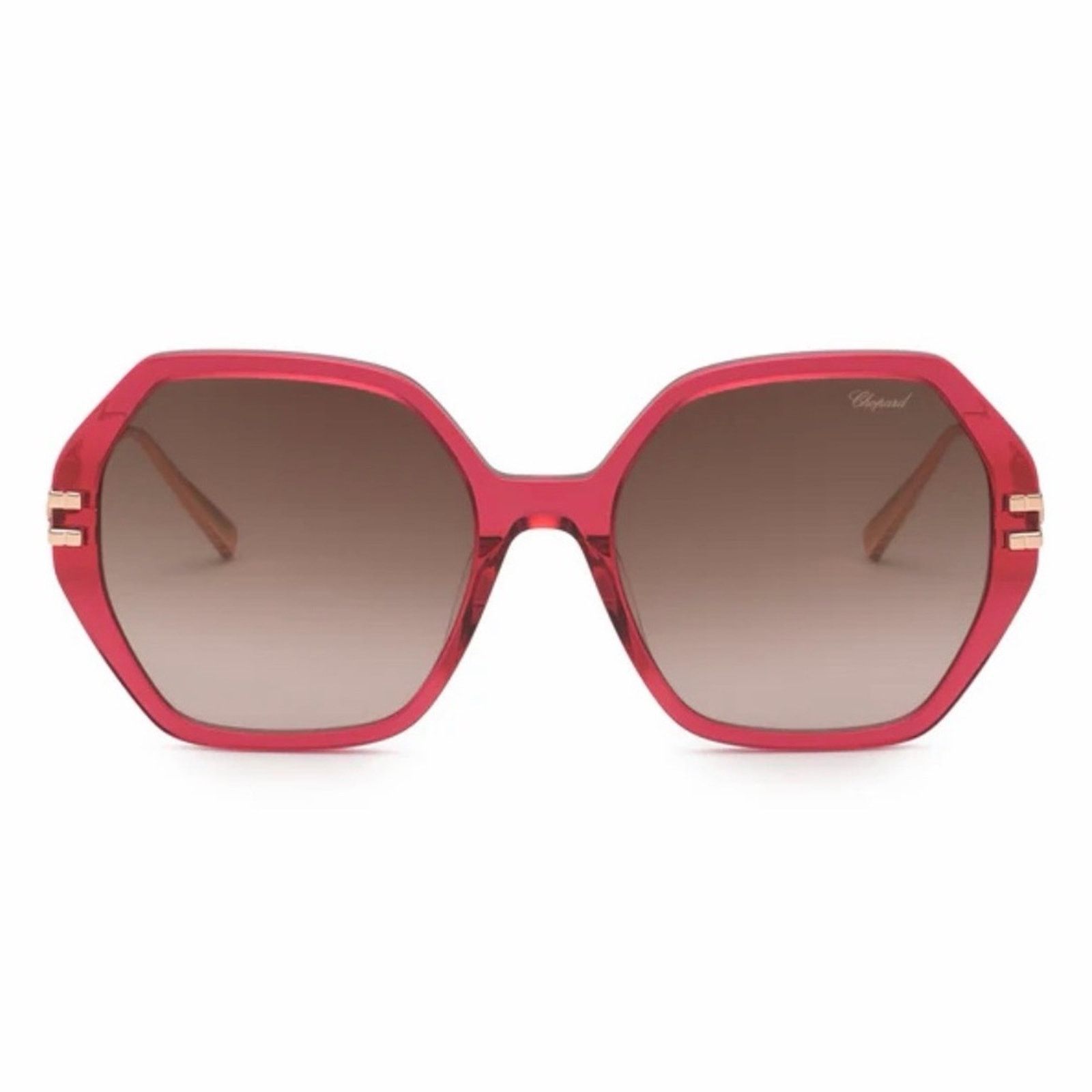 Chopard New! Chopard SCH370M 07AK Red Ice Cube Sunglasses Size ONE SIZE - 3 Thumbnail