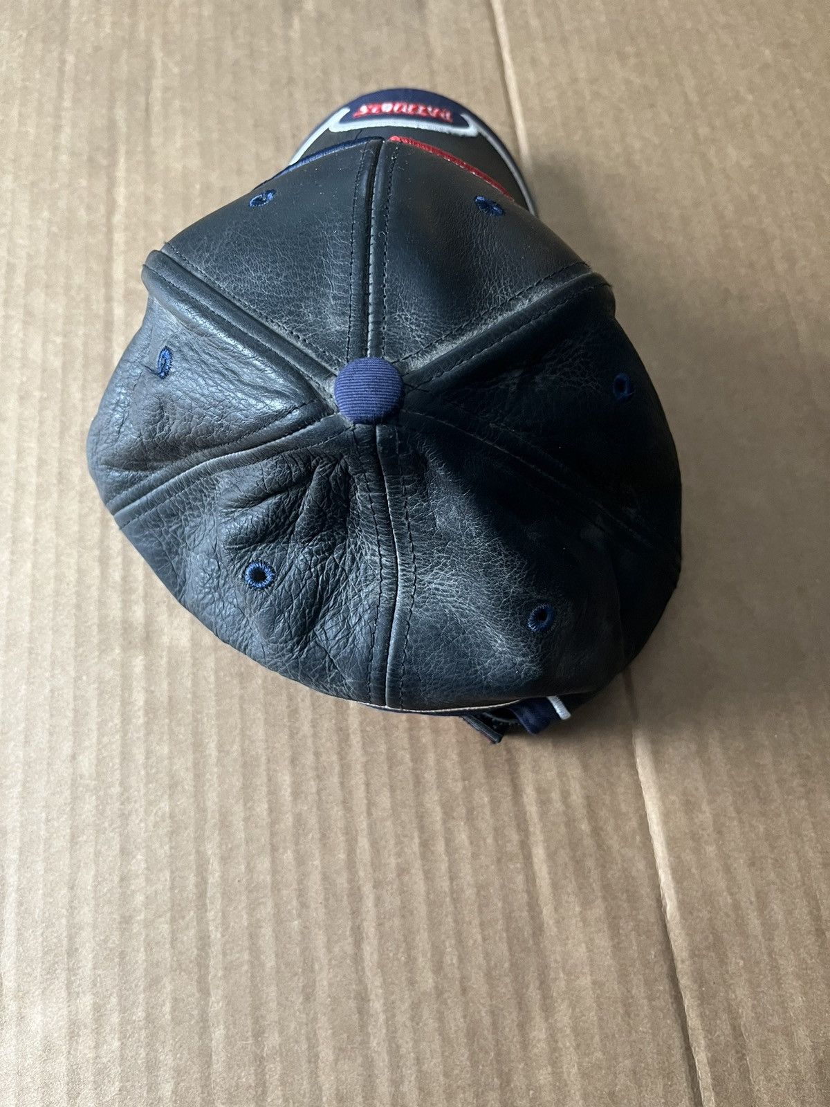 NFL × Vintage Vintage patriots leather style hat Size ONE SIZE - 2 Thumbnail