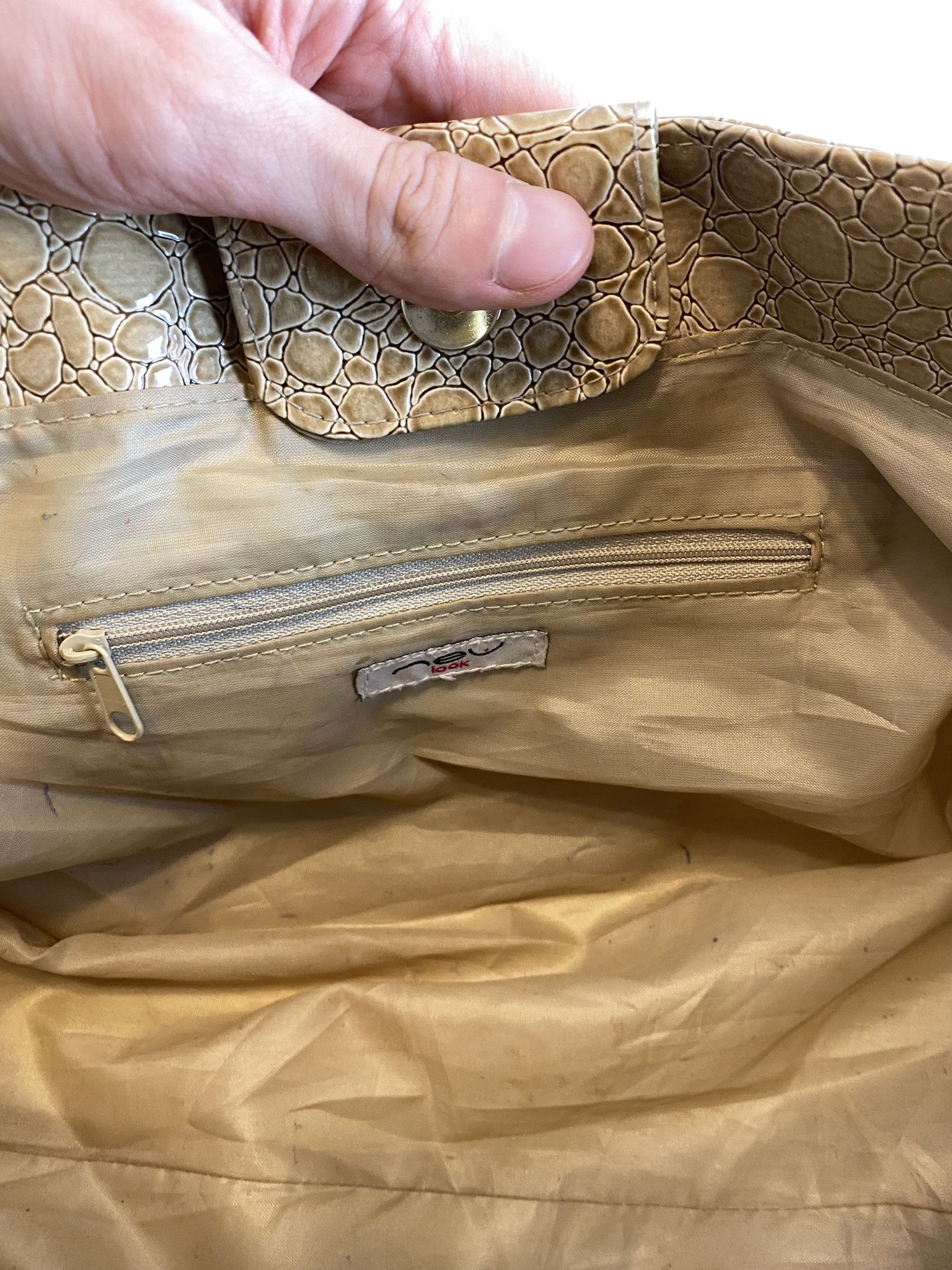 Designer snake skin faux type bag pinterest print 2000s Size ONE SIZE - 7 Thumbnail
