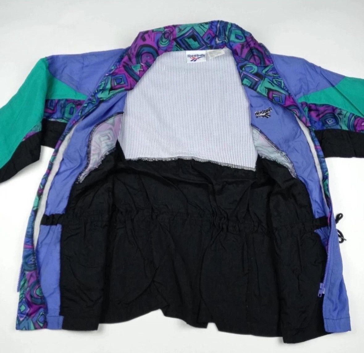 Reebok REEBOK Vintage Windbreaker JacketWomen's Size Small Zip Up Size S / US 4 / IT 40 - 3 Thumbnail