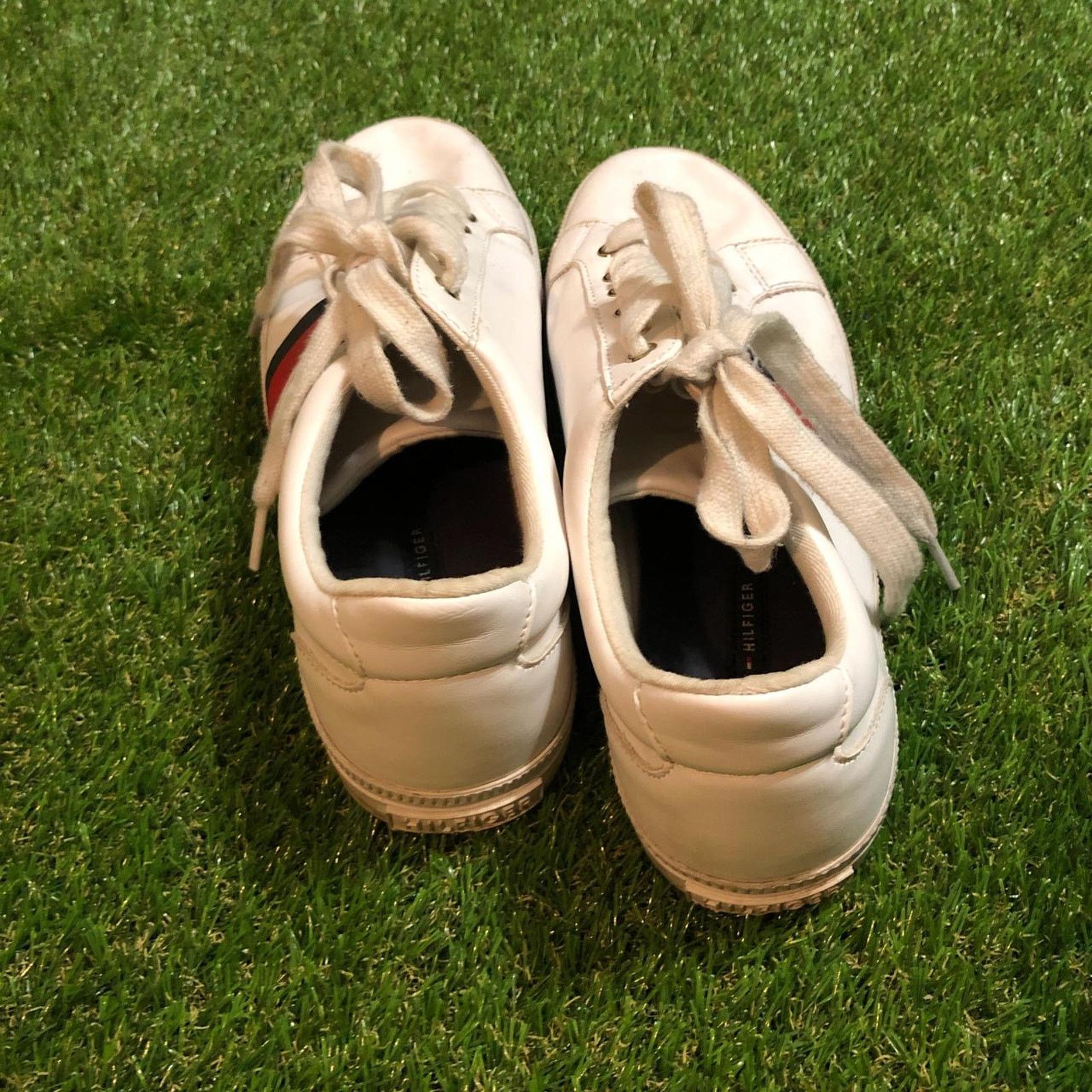 Tommy Hilfiger Tommy Hilfiger Stripe Leather Cupsole Sneakers Size US 9.5 / EU 42-43 - 3 Thumbnail