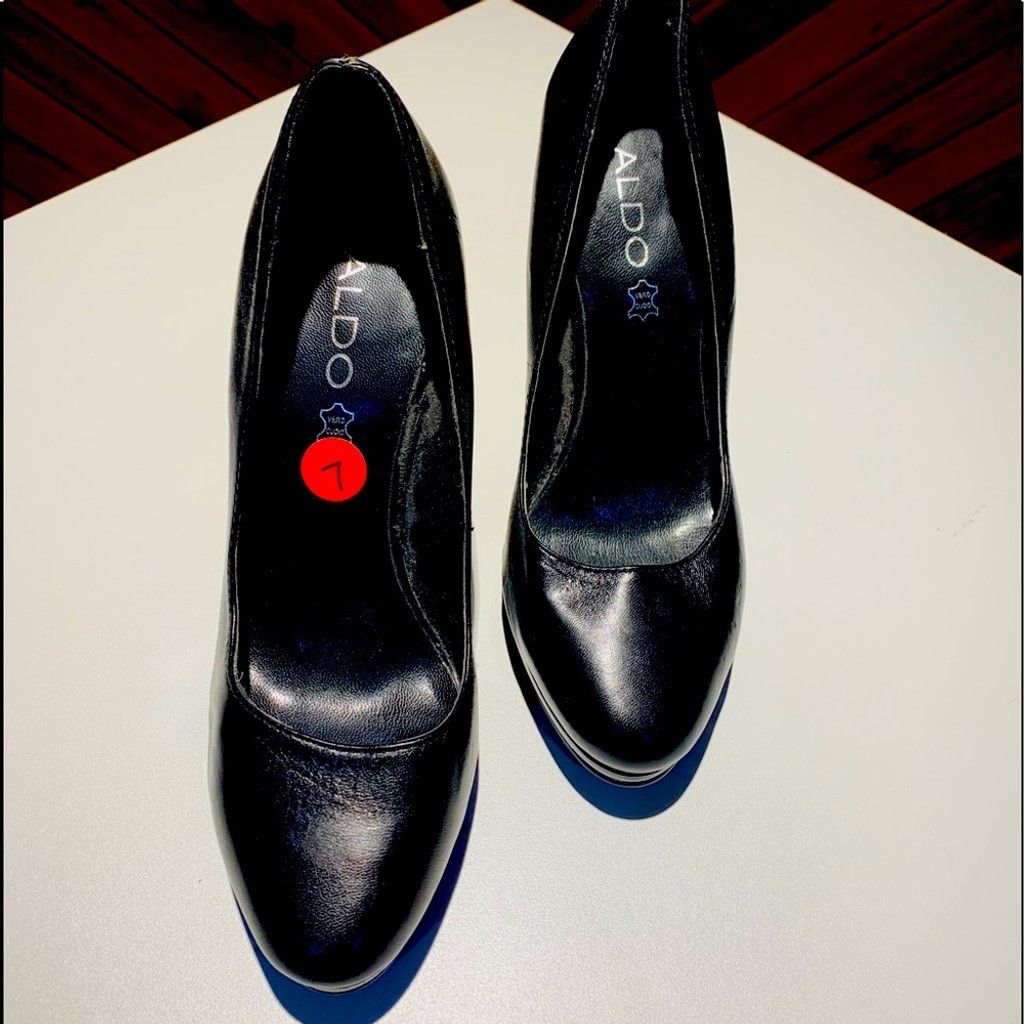 Aldo Aldo size 7 Black high heels pumps Size US 7 / IT 37 - 1 Thumbnail
