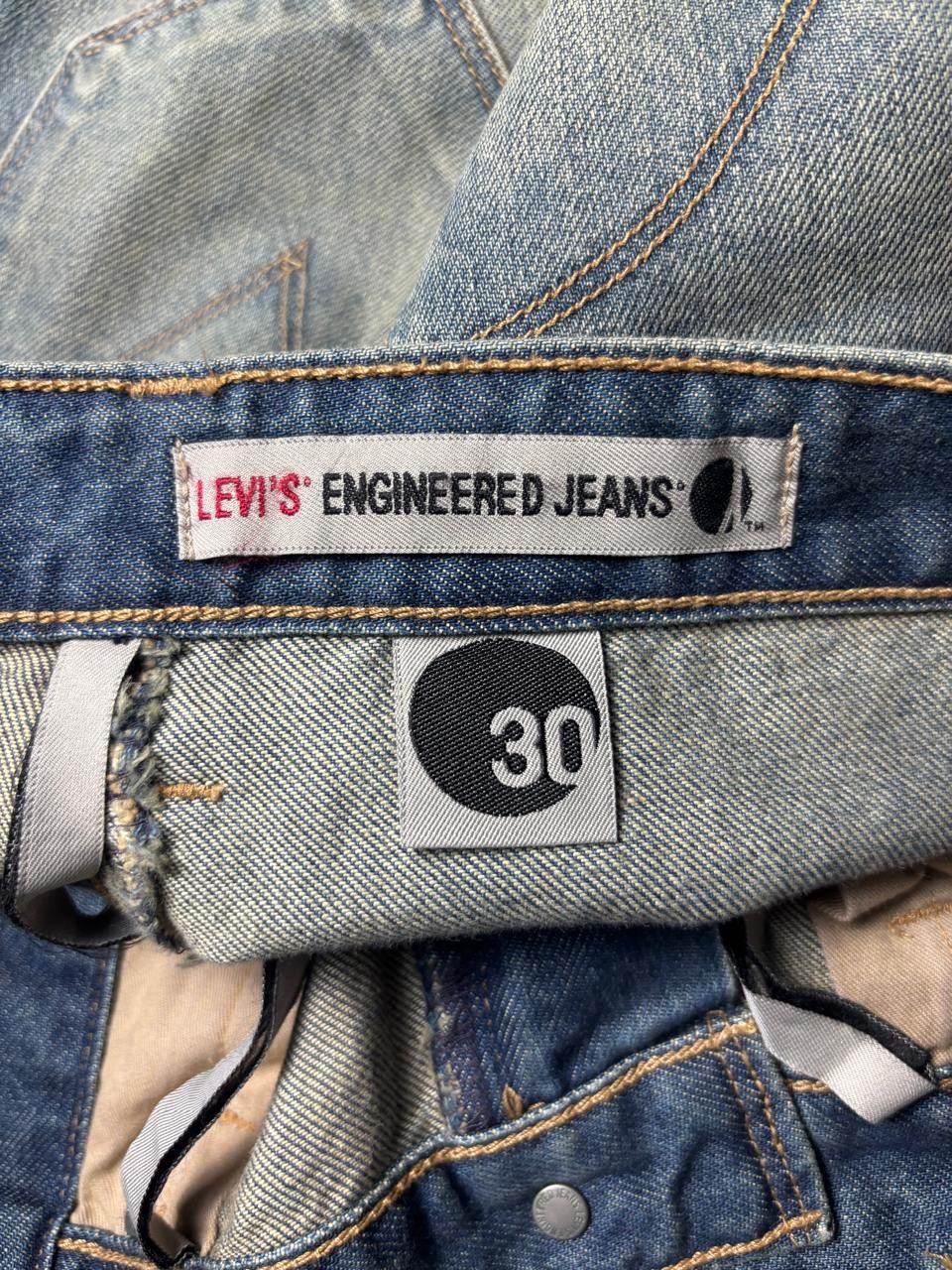 Levi's 2000s Levis Engineered Twisted Mud-Washed Jeans Size US 30 / EU 46 - 5 Thumbnail