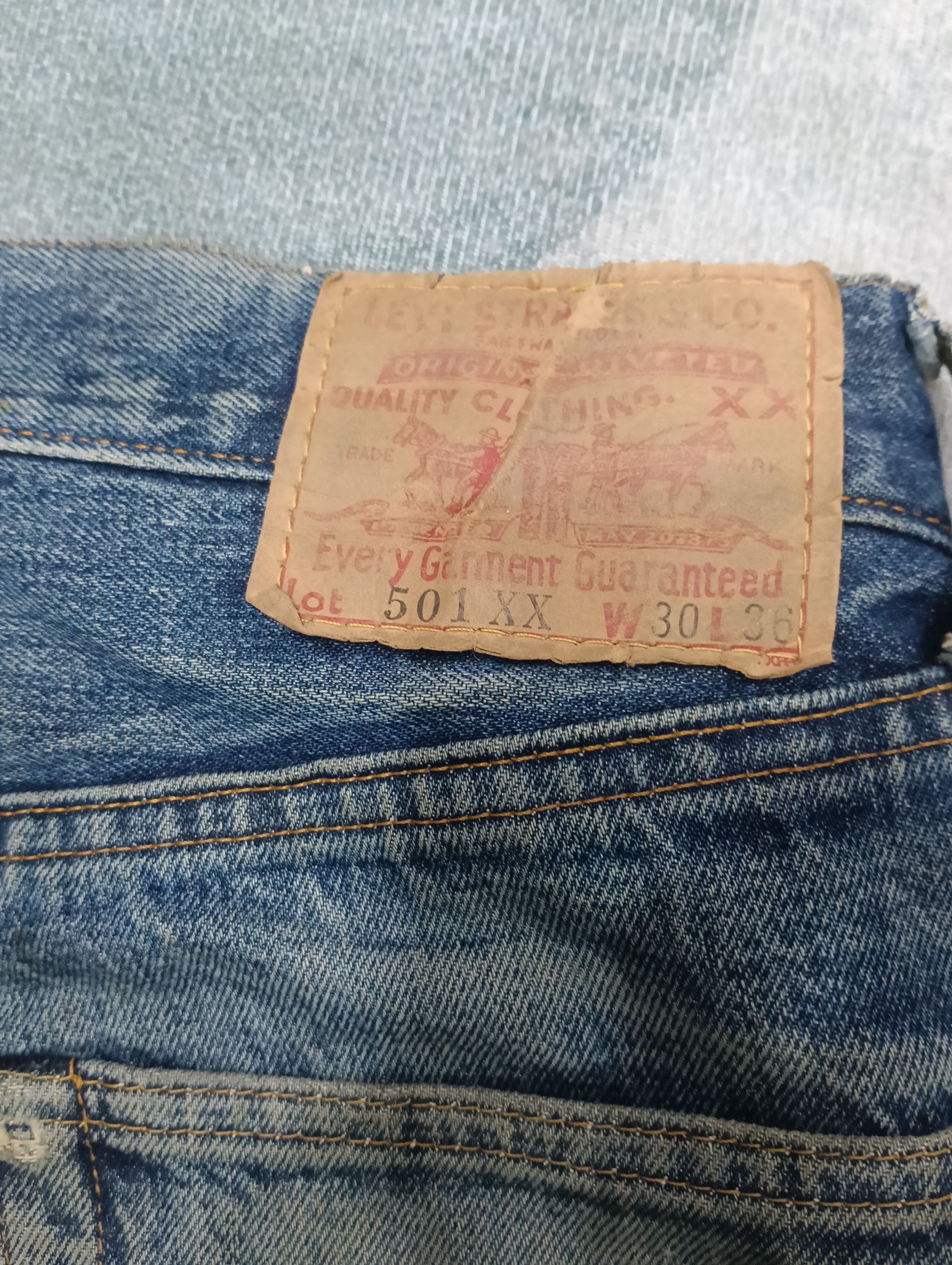 Levi's Vintage Clothing Vintage Levis Big E 501 Inspired 50s Model. Size US 30 / EU 46 - 11 Thumbnail