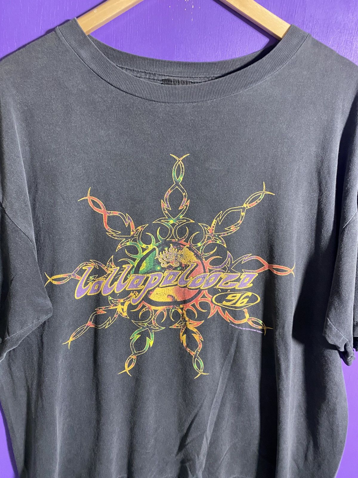 Band Tees × Vintage Vintage 1996 Lollapalooza faded tour tee Size US XL / EU 56 / 4 - 3 Thumbnail