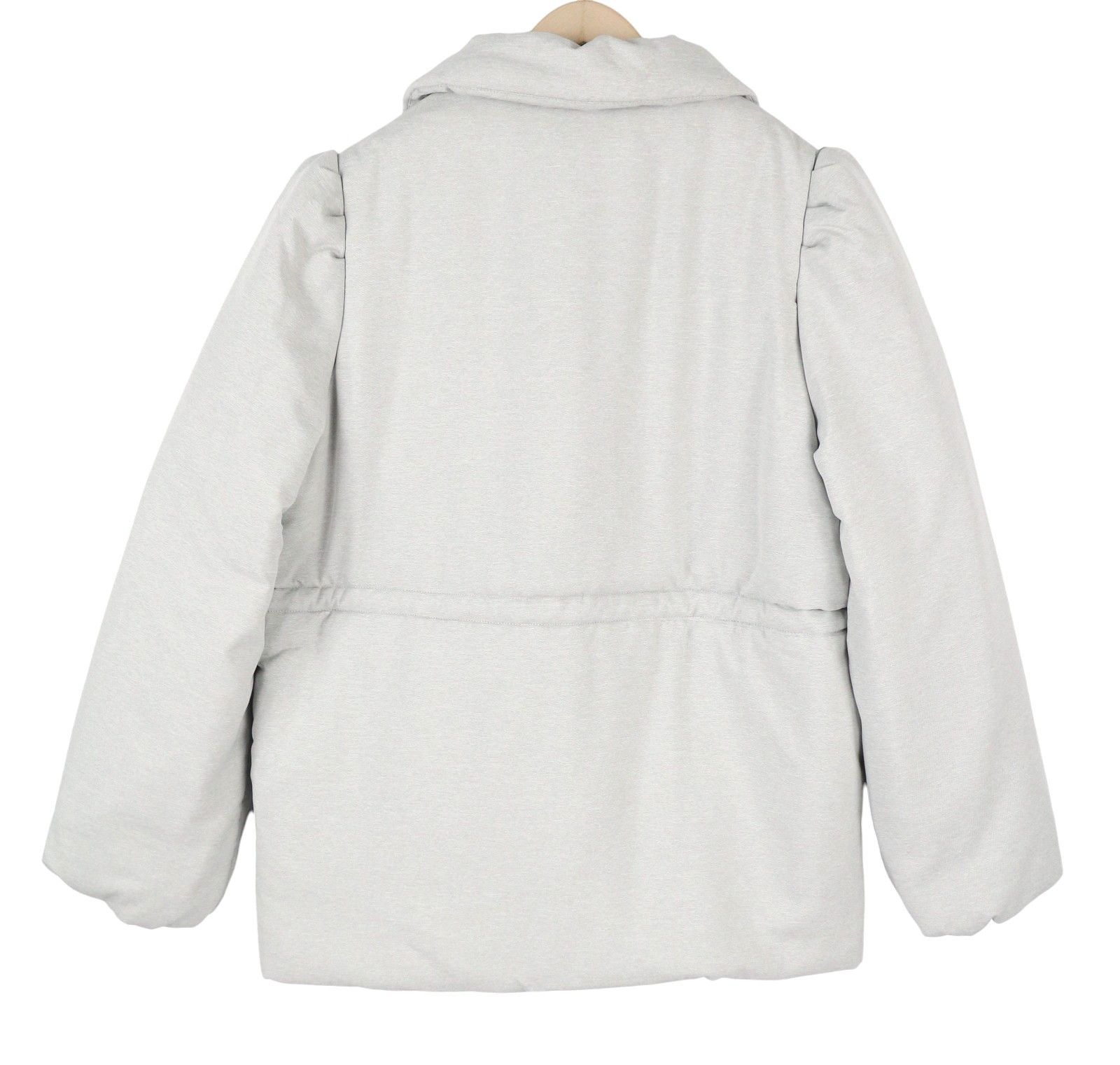 Other MELANGE PADDED EU38 Grey Spread Neck Full Zip 88015 Size M / US 6-8 / IT 42-44 - 4 Thumbnail