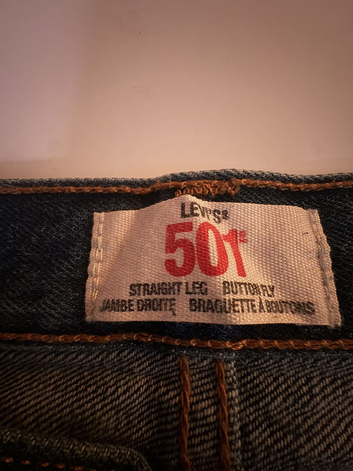 Levi's × Sp5der Sp5der 5star vintage 501 denim Size US 38 / EU 54 - 11 Thumbnail
