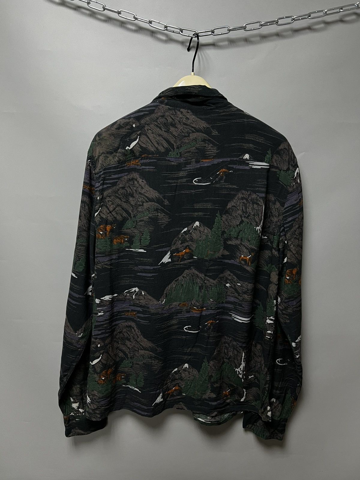 Allsaints Allsaints Redfern Landscape Poplin Shirt Outdoor Long Sleeve Size US L / EU 52-54 / 3 - 2 Thumbnail
