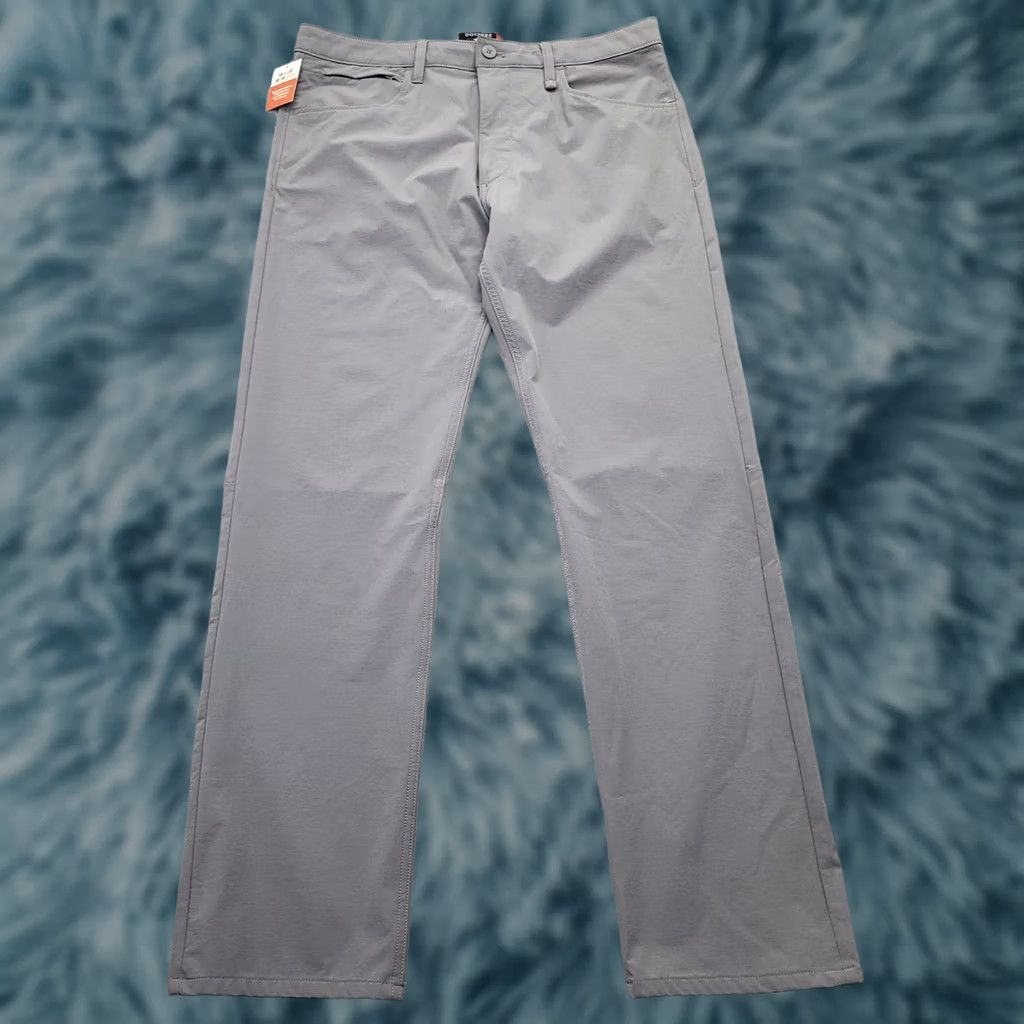 Dockers DOCKERS Mens Pants 34x32 Gray Straight Fit Performance Pockets Hiking Shirt Not Applicable Size US 34 / EU 50 - 1 Thumbnail
