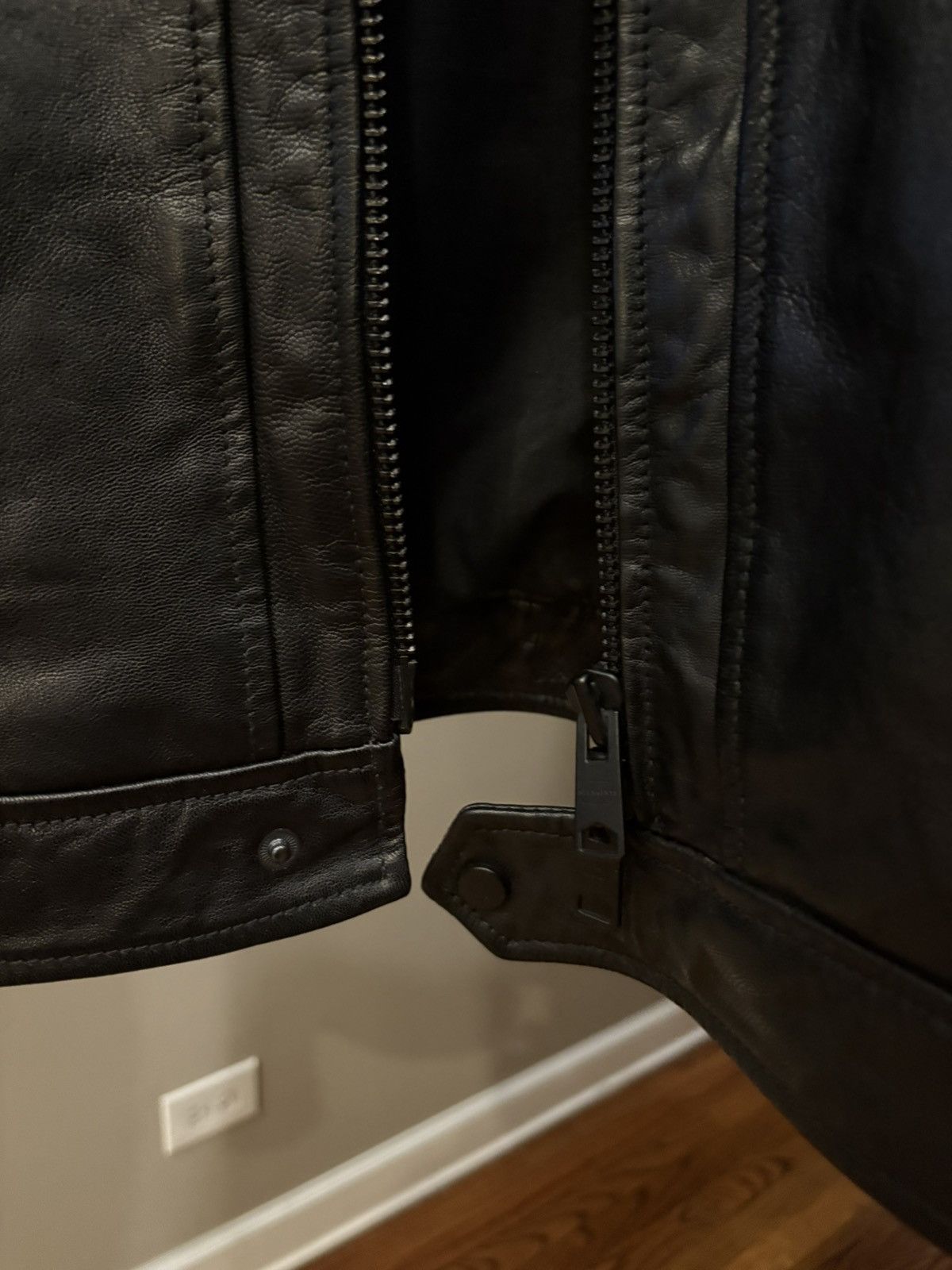Allsaints Allsaints Lark Leather Jacket Size XXL Size US XXL / EU 58 / 5 - 5 Thumbnail
