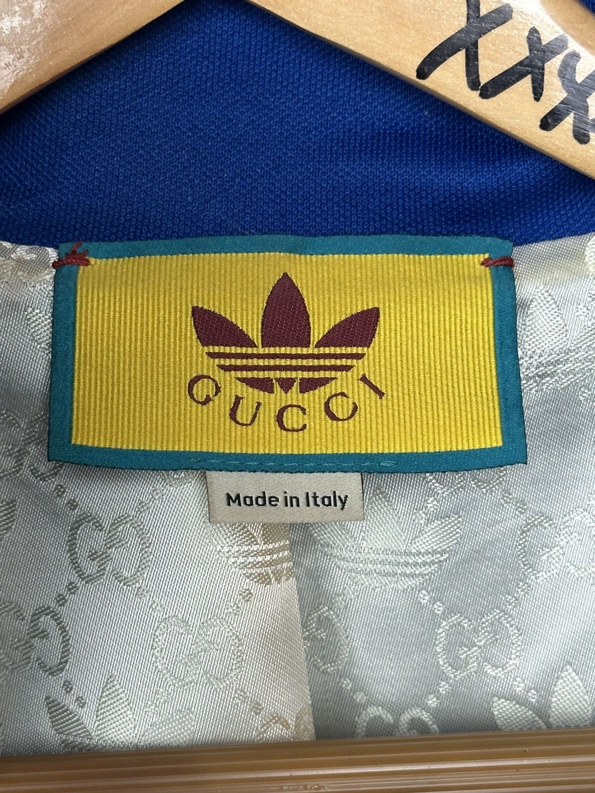 Adidas × Gucci Gucci x Adidas Blue Jersey Jacket Size US M / EU 48-50 / 2 - 8 Thumbnail