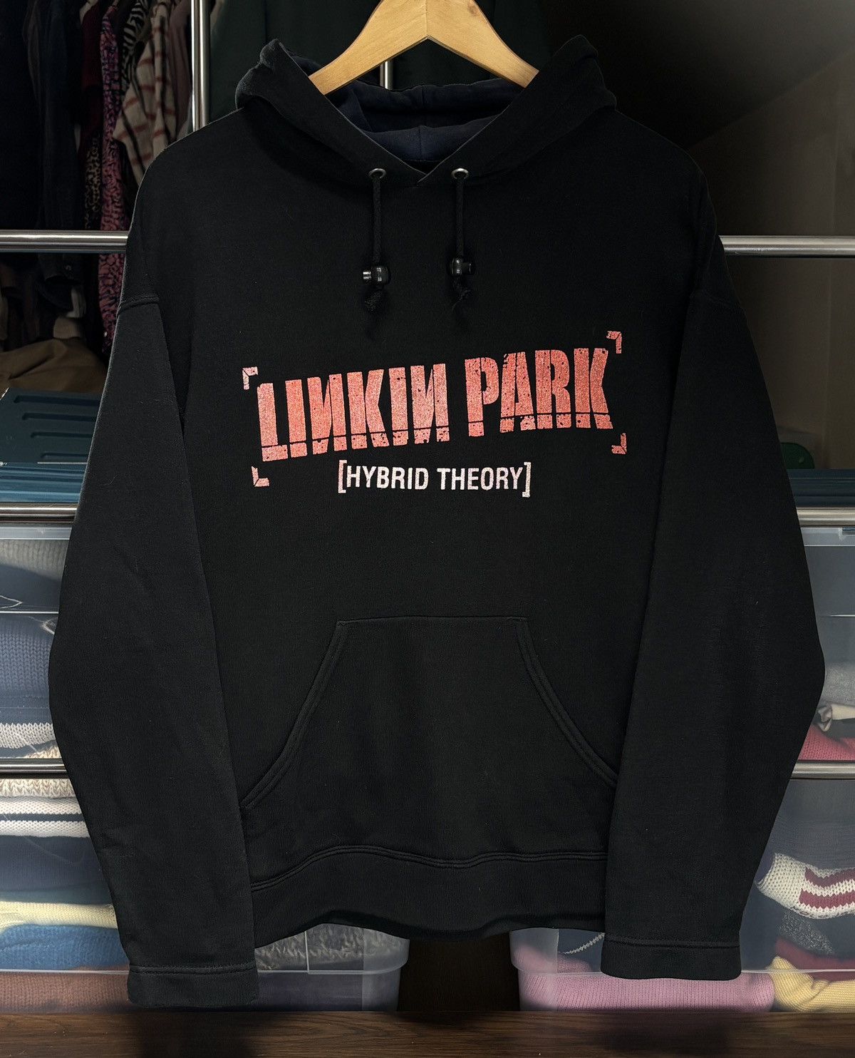 Vintage Linkin Park Hybrid Theory Vintage 00s Y2K Hoodie Band Rock Size US M / EU 48-50 / 2 - 1 Thumbnail