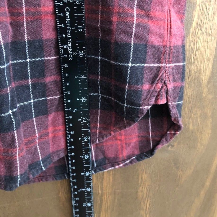 Madewell Madewell Womens Shirt Red Plaid Flannel Button Down Slim Fit 100% Cotton XS Size XS / US 0-2 / IT 36-38 - 7 Thumbnail