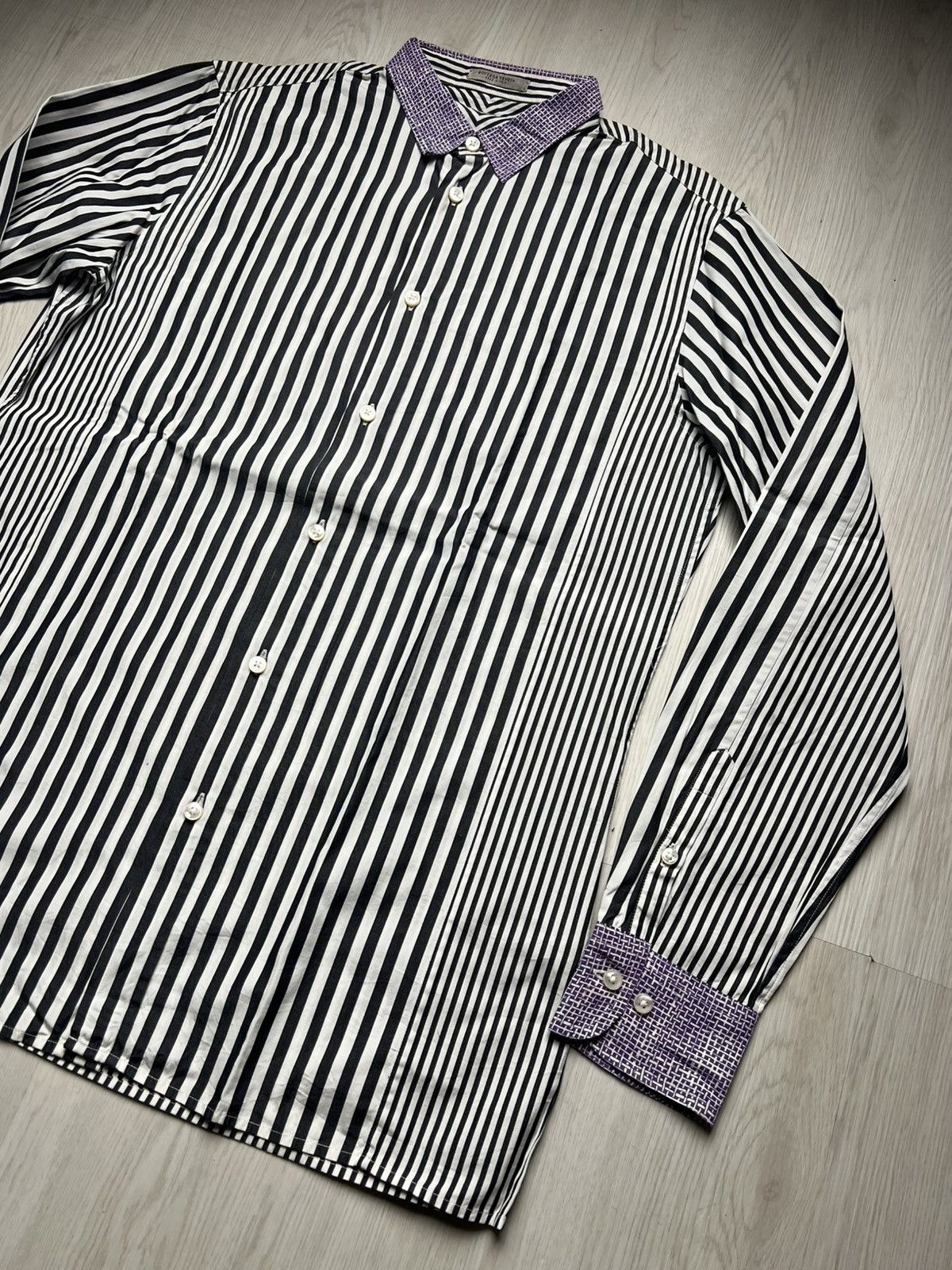 Bottega Veneta Bottega Veneta Stripped Shirt Size US L / EU 52-54 / 3 - 2 Thumbnail