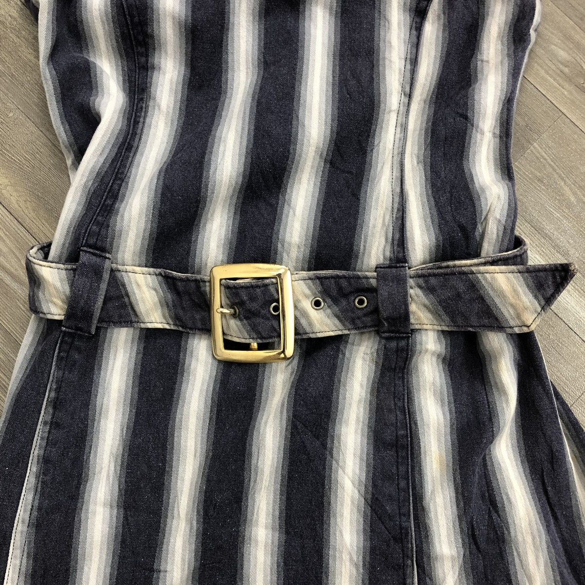 Hysteric Glamour Vintage Hysteric Glamour Love Striped Dressed With Belt Y2K Size S / US 4 / IT 40 - 4 Thumbnail