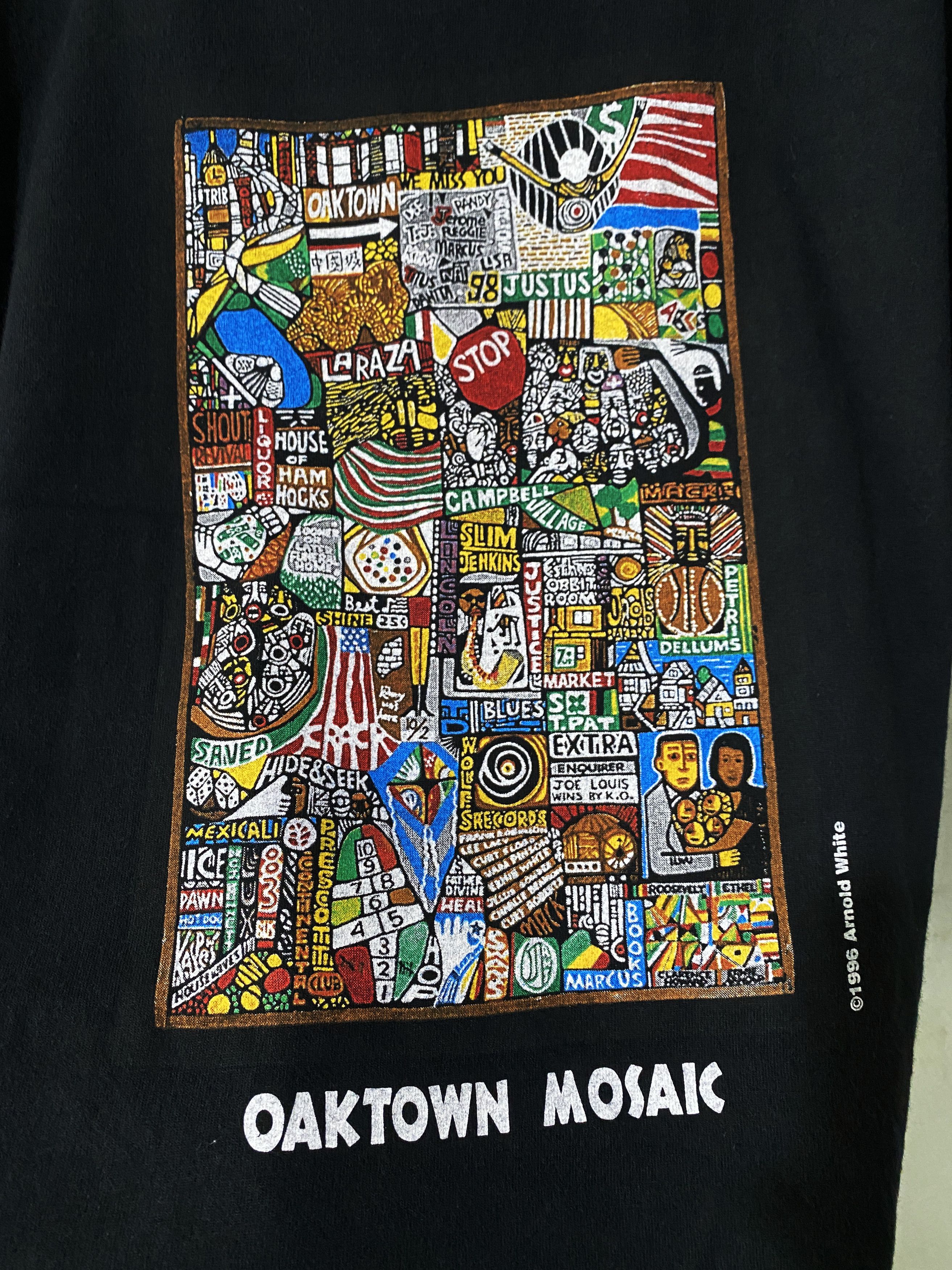 Vintage Vintage 90s Oaktown Mosaic Shirt Size US L / EU 52-54 / 3 - 2 Thumbnail